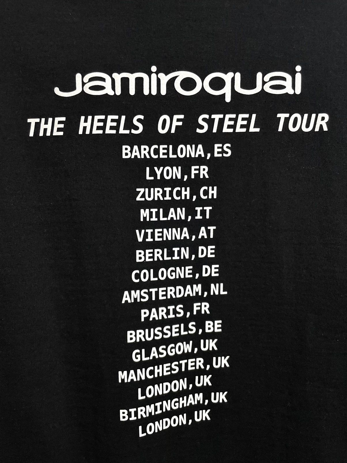 Band Tees Jamiroquai The Heels Of Steel Tour Funk Acid Band T-Shirt Size US L / EU 52-54 / 3 - 10 Thumbnail