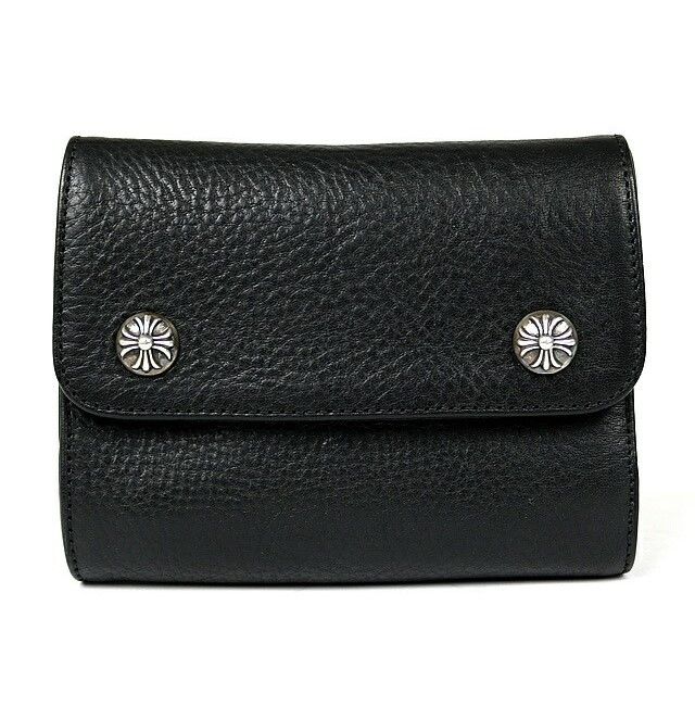 Chrome Hearts Chrome hearts mini pouch with clip chain wallet