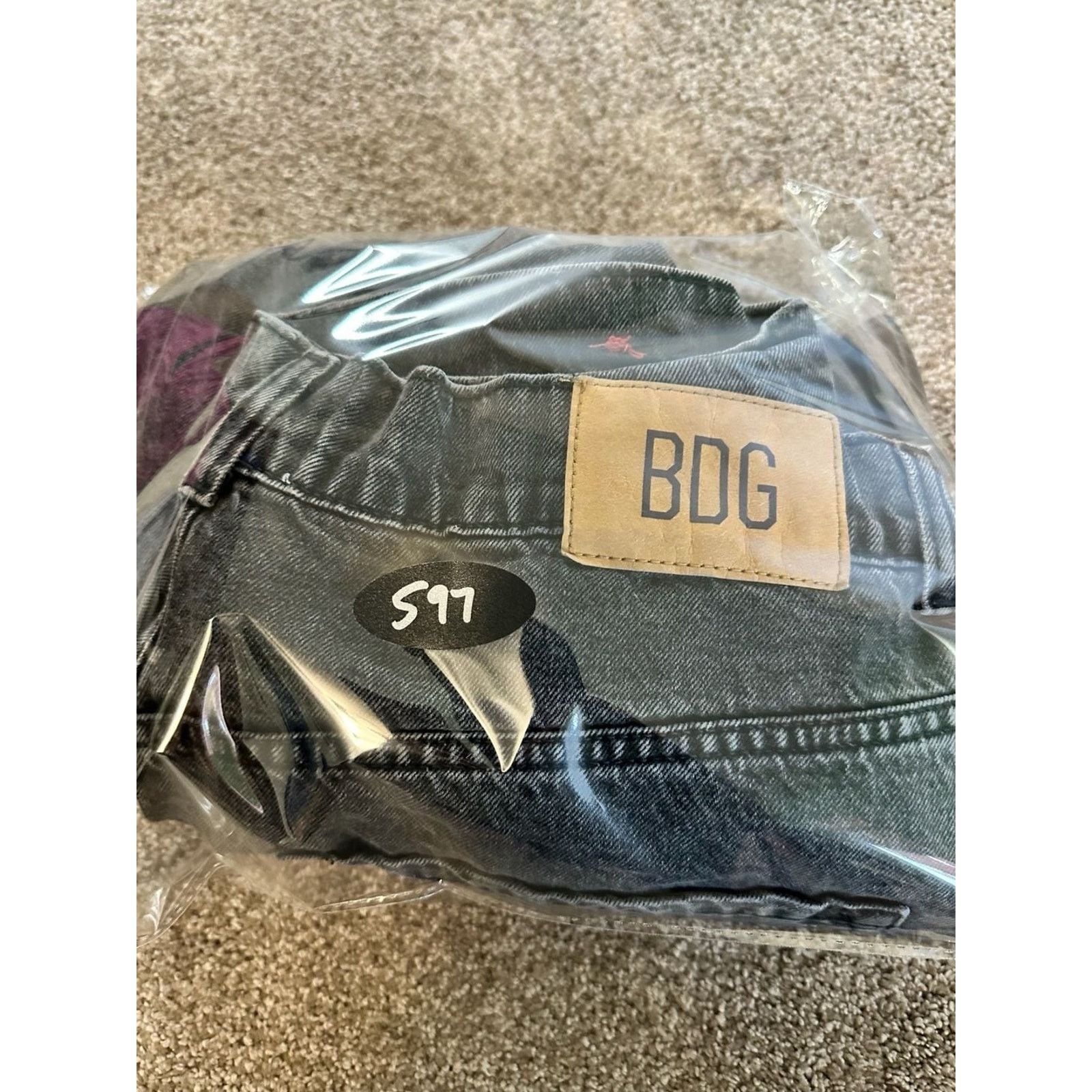 Bdg BDG Rih Mid-Rise Balloon Baggy Jeans Washed Black Size 31 Size 31" - 10 Thumbnail