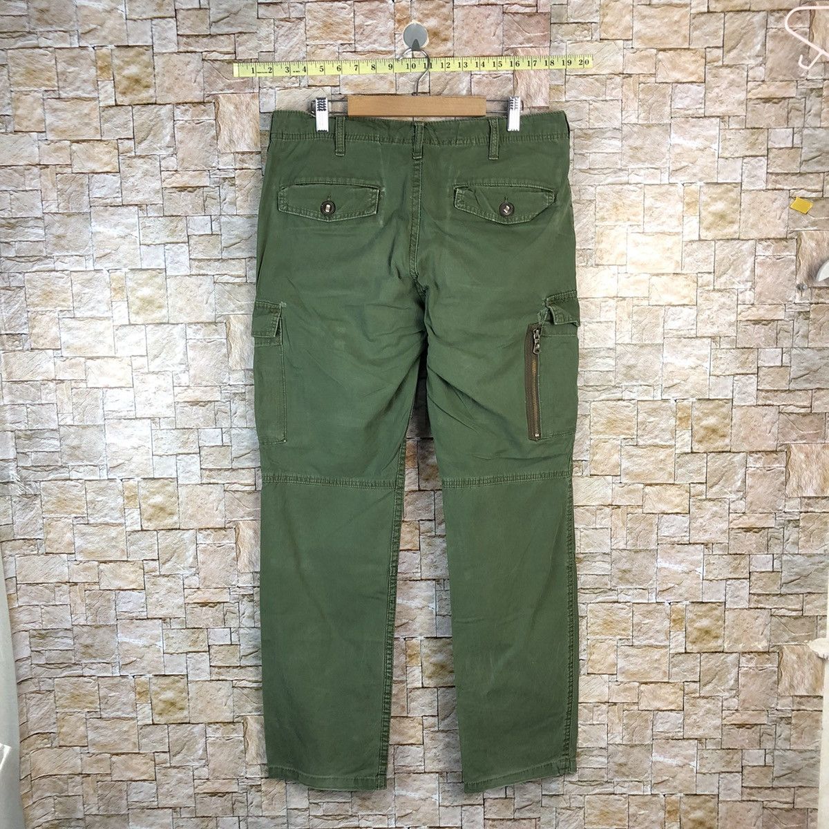 Japanese Brand Japanese Brand Green Cargo Multipocket Pants #A1164 Size US 32 / EU 48 - 15 Thumbnail
