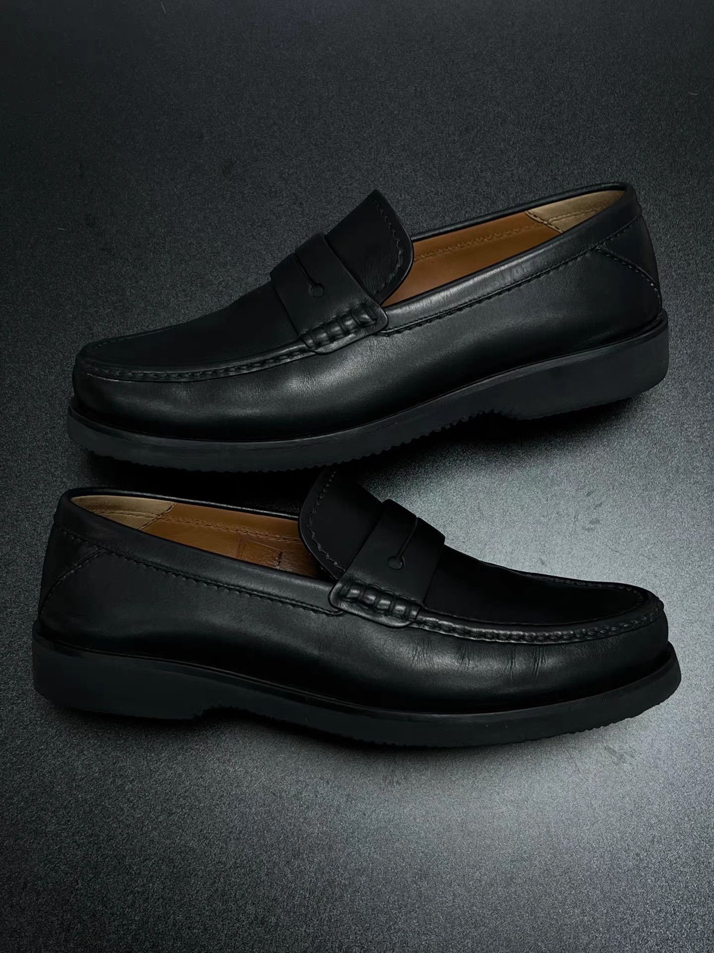 Z Zegna Zegna Leather Loafers Black K15 Size US 7.5 / EU 40-41 - 4 Thumbnail