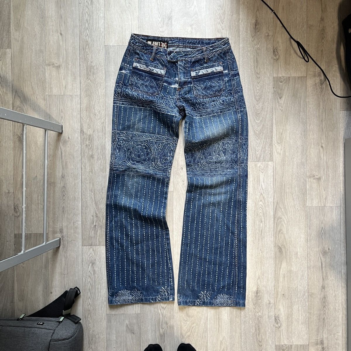 Jean Paul Gaultier Vintage JPG Jean Paul Gaultier Jeans Rare Printed Jeans Size US 28 / EU 44 - 1 Thumbnail
