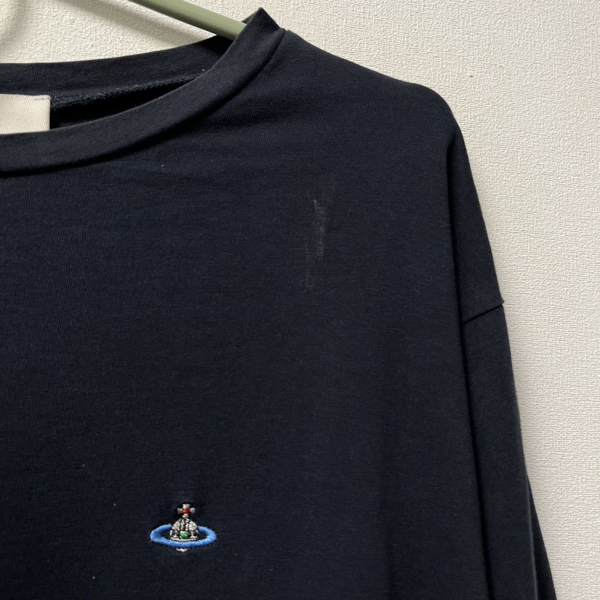 Vivienne Westwood Mens Vivienne Westwood Longsleeve T-shirt basic logo luxury Size US XL / EU 56 / 4 - 6 Thumbnail