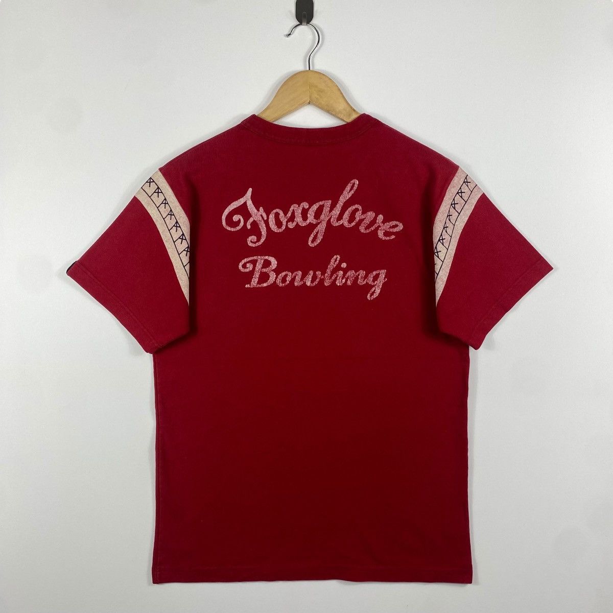 Japanese Brand MWS Original Brand FOXGLOVE BOWLING Tee Shirt Medium Size Size US M / EU 48-50 / 2 - 4 Thumbnail