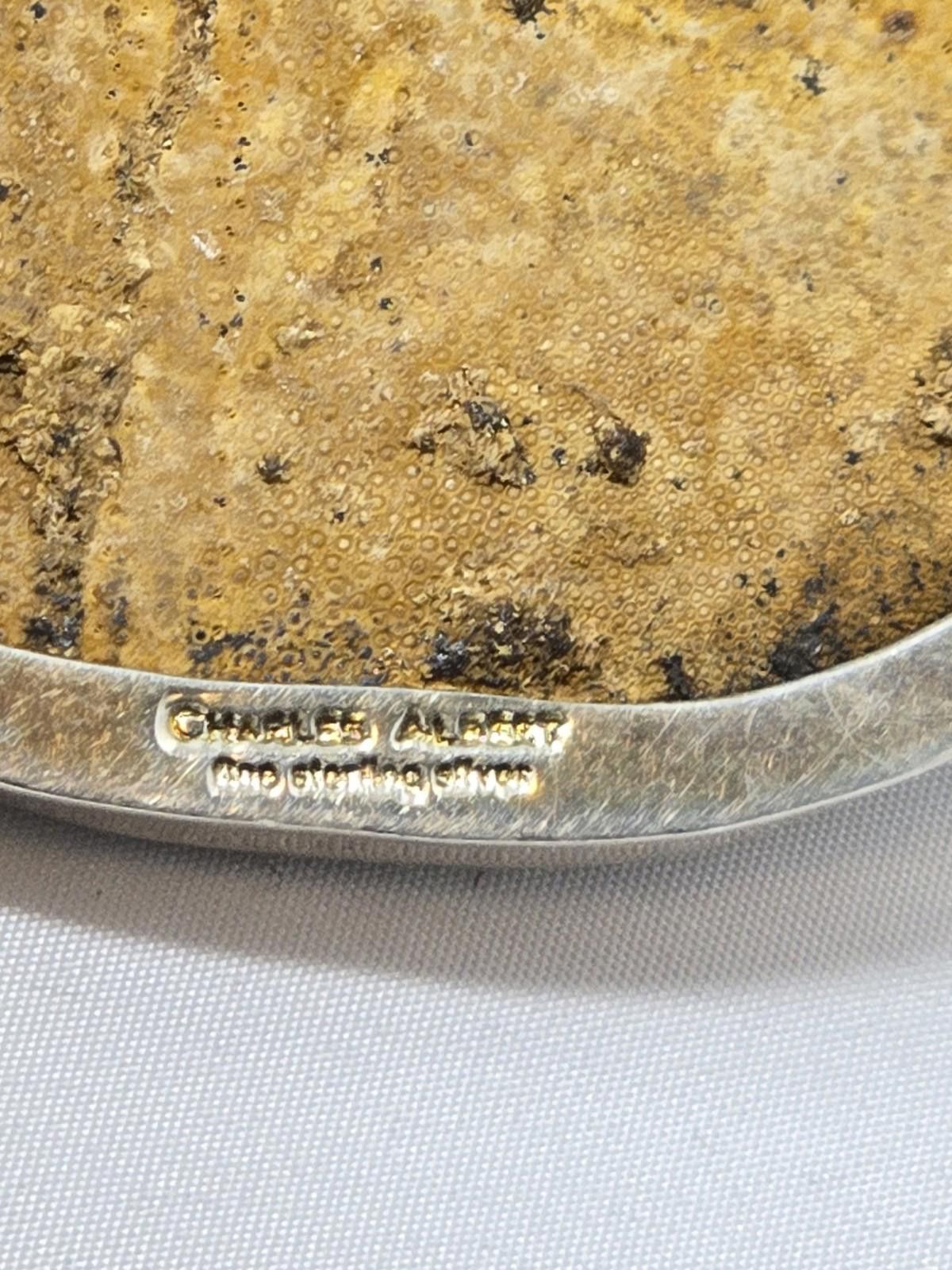 Other Charles Albert Sterling Silver Fossil Sand Dollar Necklace Size ONE SIZE - 3 Thumbnail