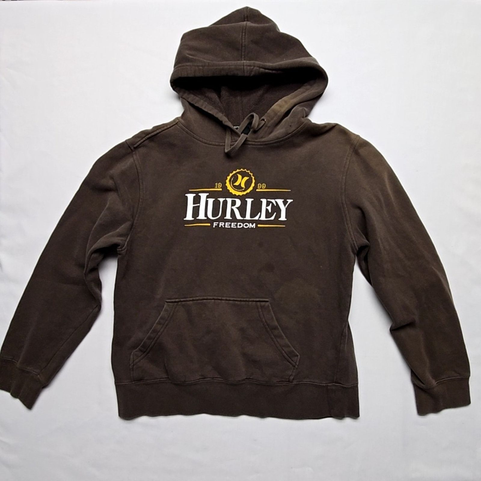 Hurley Hurley Freedom Hoodie Brown Graphic Print Small Pullover Size US S / EU 44-46 / 1 - 1 Thumbnail
