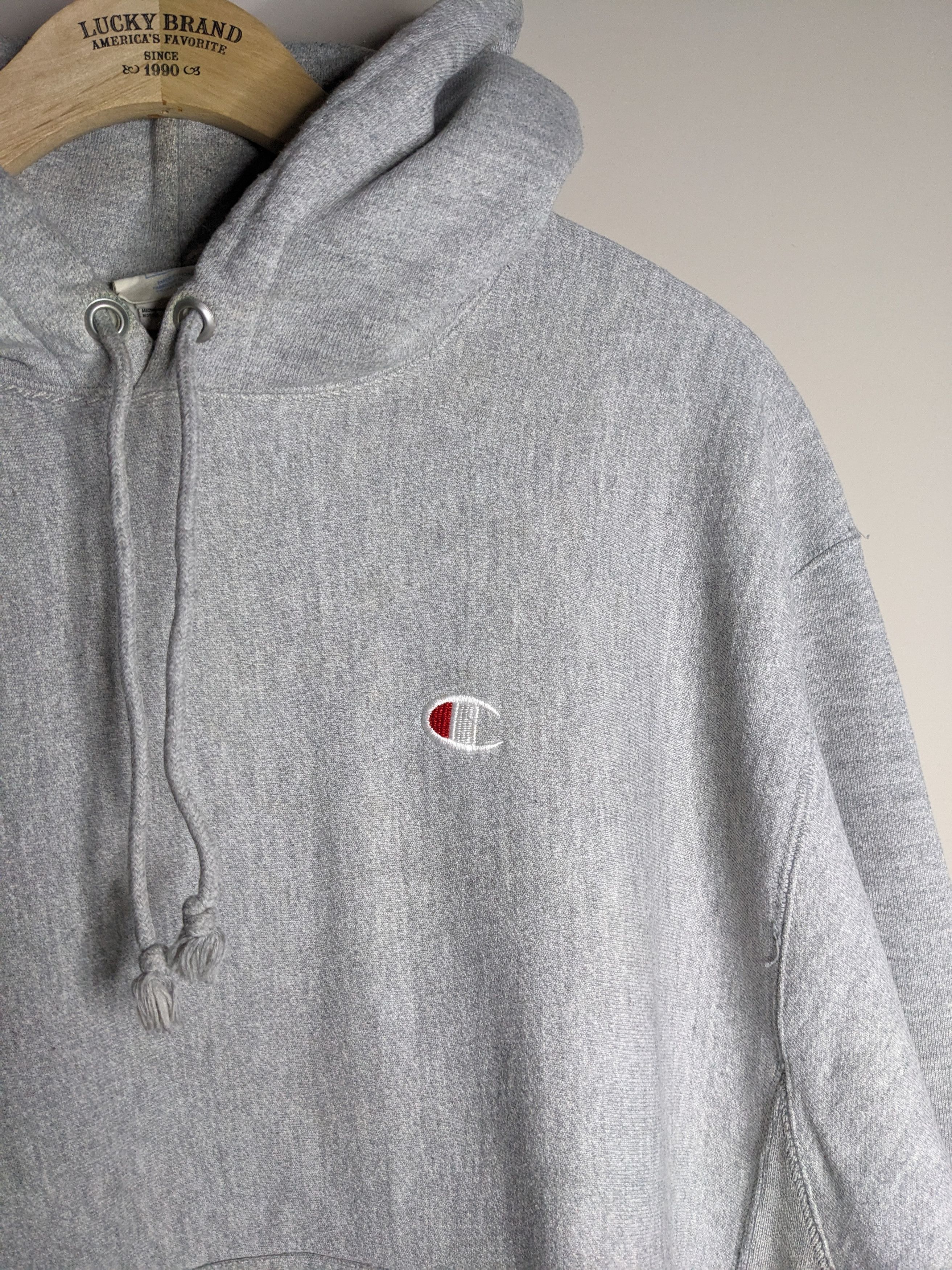 Champion Champion Reverse Weave Hoodie Grey Mens Large Sweater Size US L / EU 52-54 / 3 - 2 Thumbnail