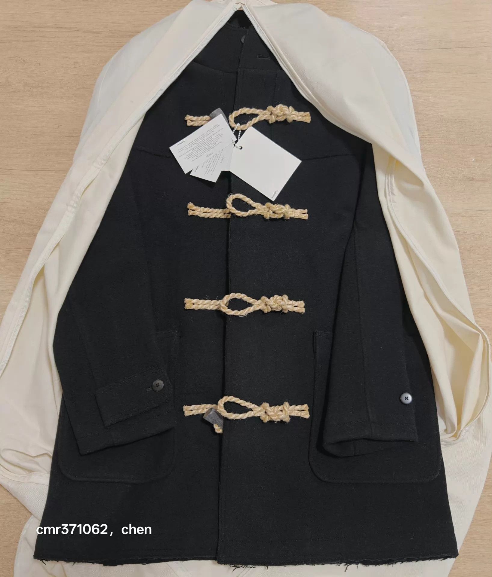 Visvim visvim 15aw commodore coat black2 new size melton wool Size US M / EU 48-50 / 2 - 8 Thumbnail