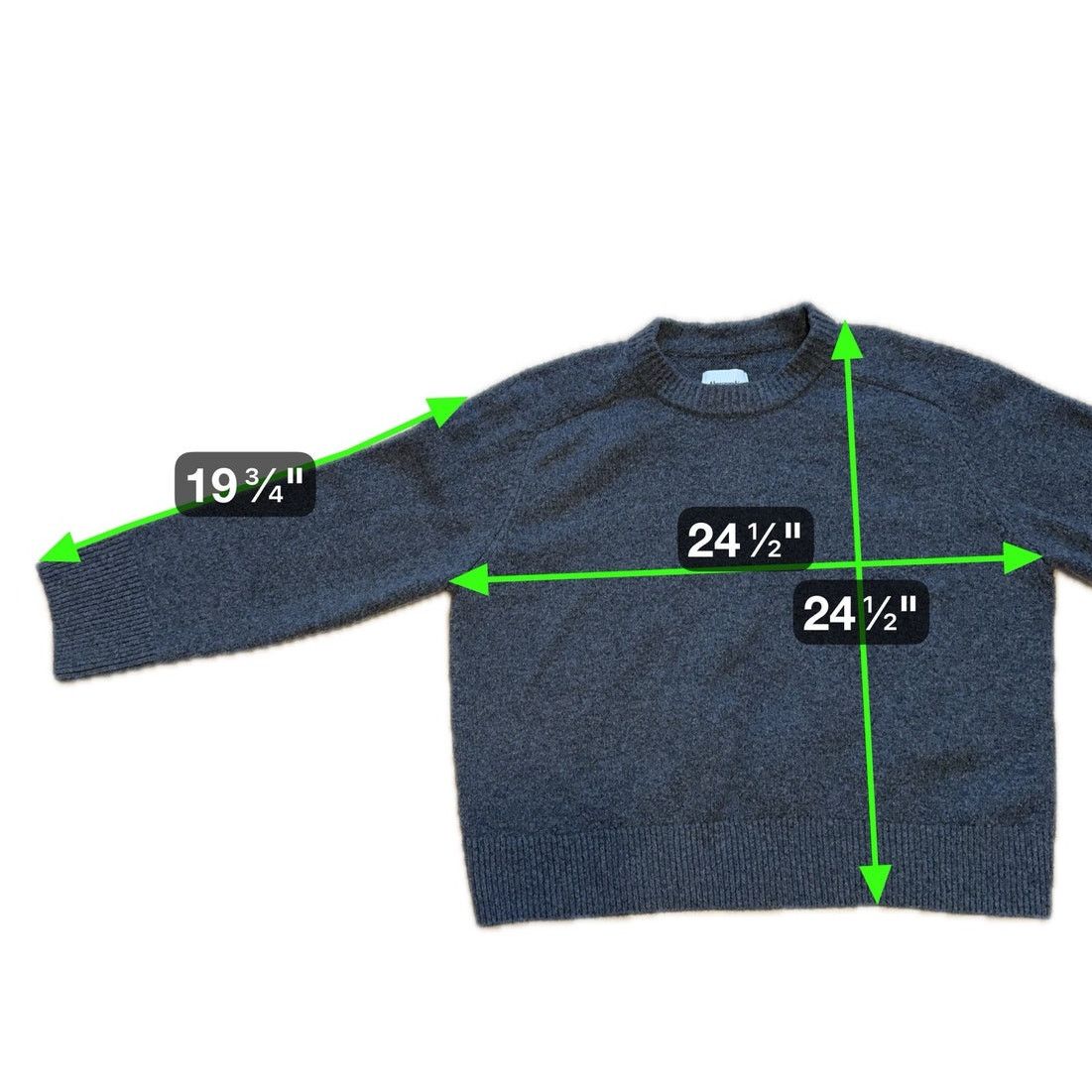 Abercrombie & Fitch Abercrombie & Fitch Gray Wool Blend Crewneck Sweater Men’s L Size US L / EU 52-54 / 3 - 8 Thumbnail