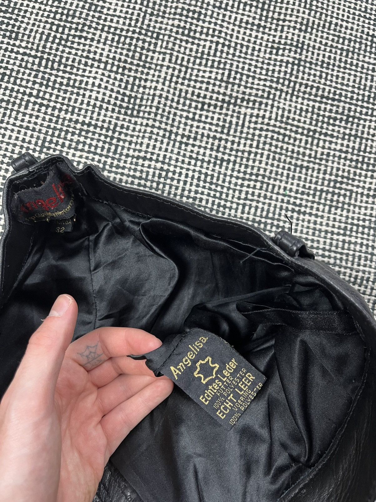 Genuine Leather ➕ Vintage genuine leather racing moto pants avant garde Size US 32 / EU 48 - 5 Thumbnail