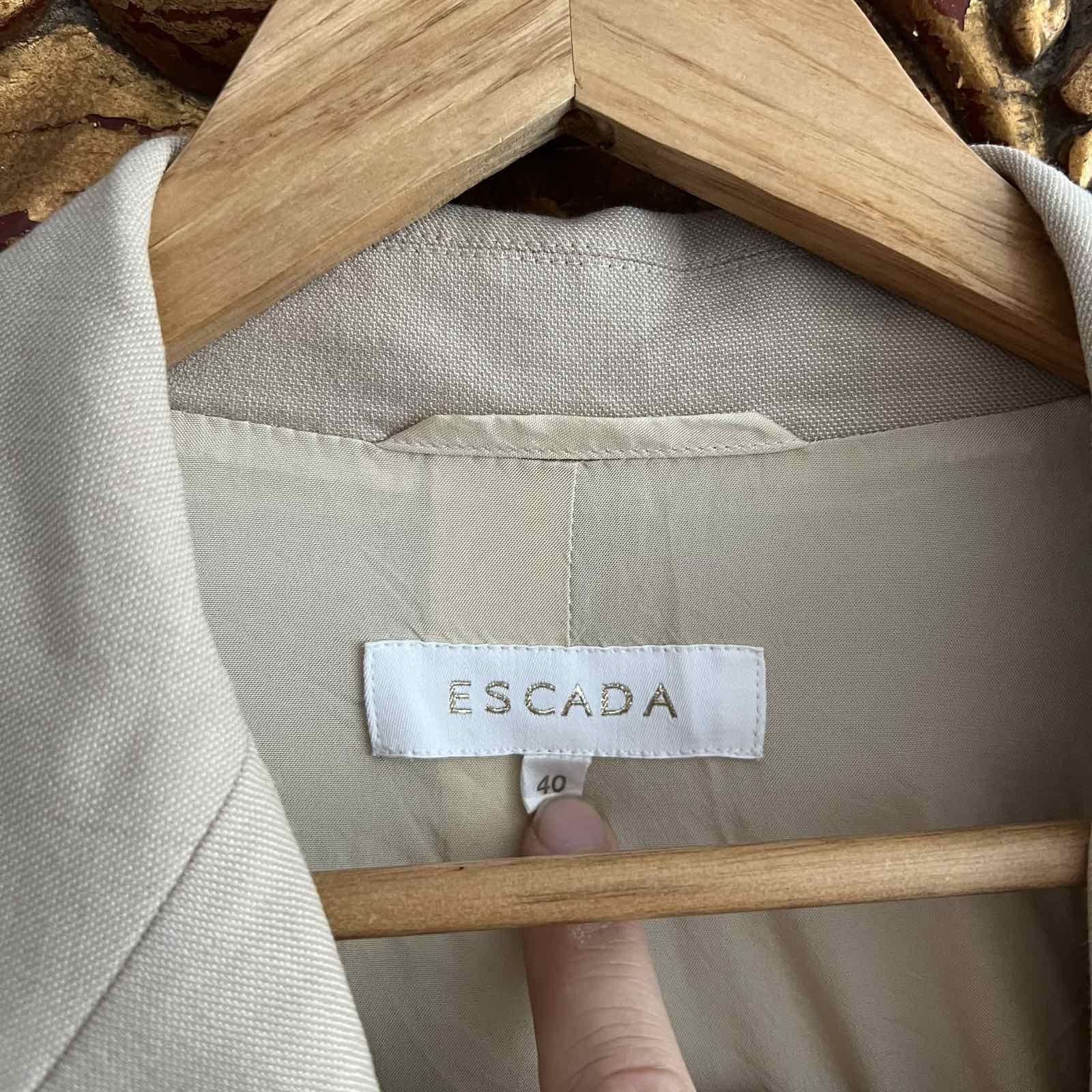Designer × Escada Rare Escada Designer blazer Wool Sz 40 Size S / US 4 / IT 40 - 6 Thumbnail