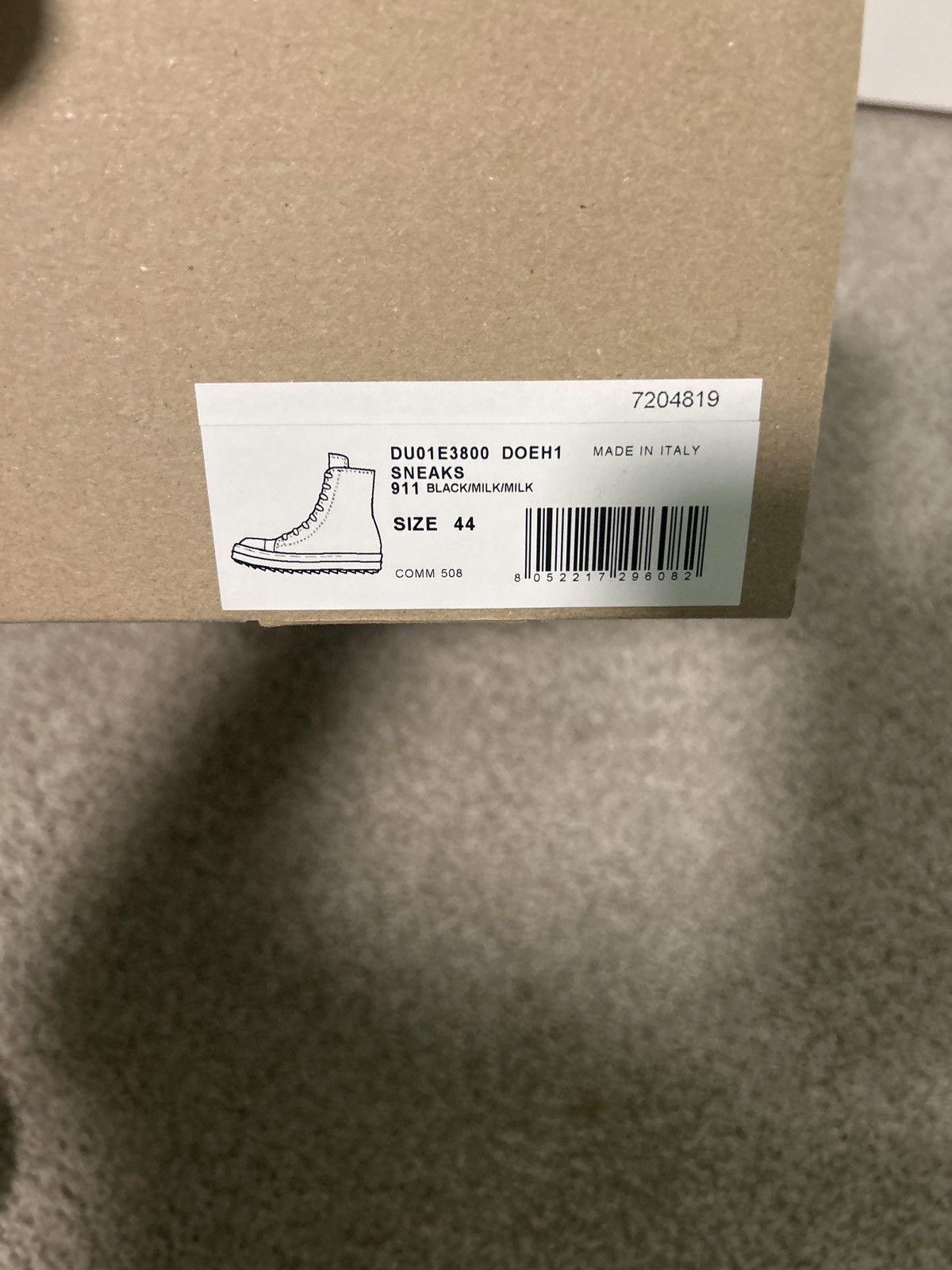 Rick Owens Rick Owen Hollywood hi-top Size US 11 / EU 44 - 9 Thumbnail