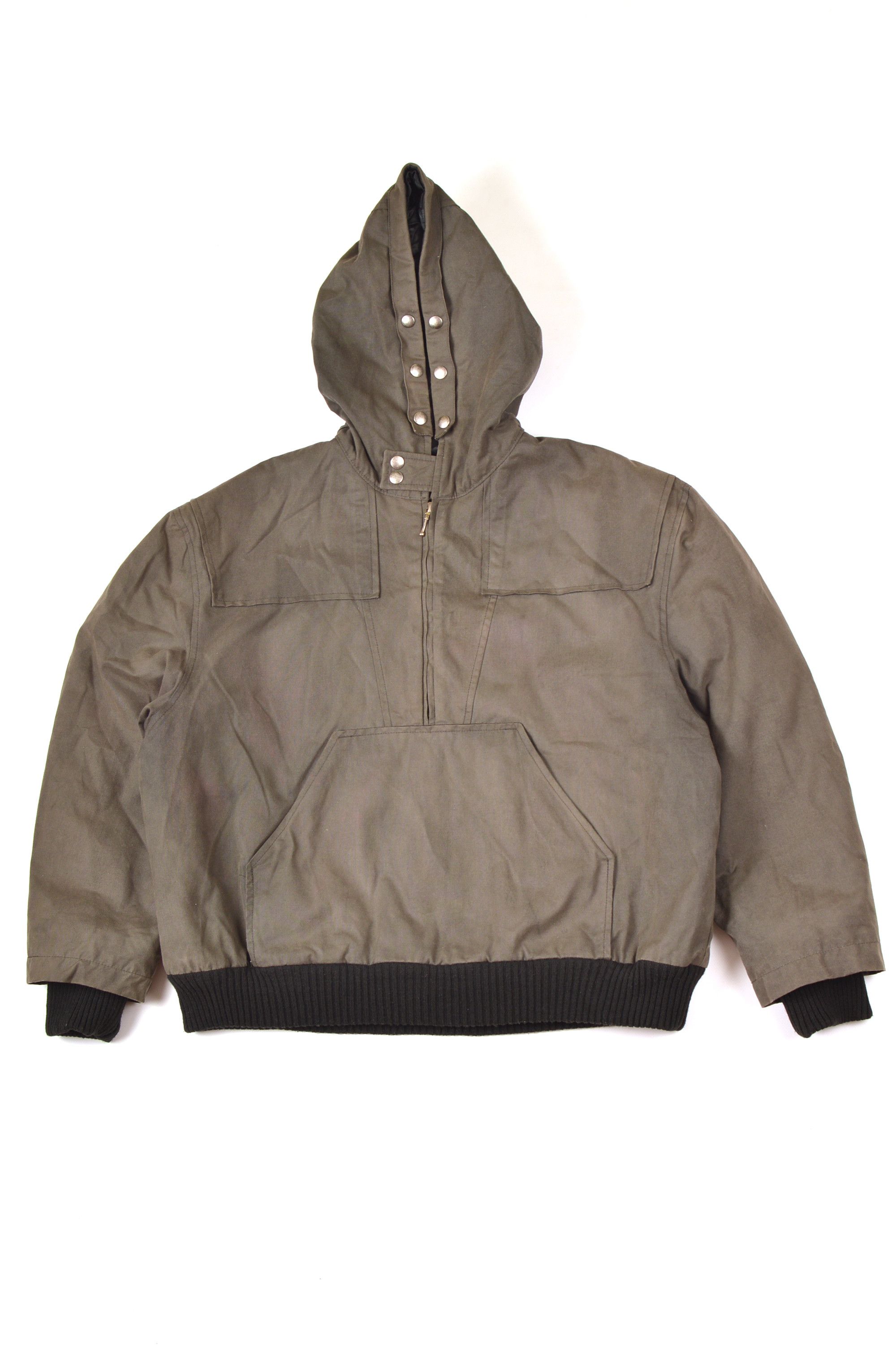 Les Hommes Les Hommes Wax Cotton Anorak Bomber Jacket Size US L / EU 52-54 / 3 - 1 Thumbnail
