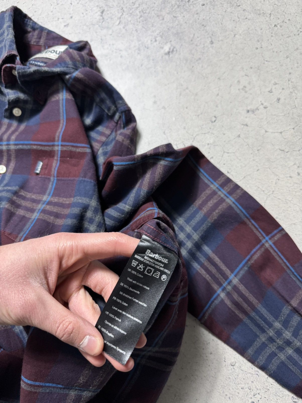 Barbour Barbour Checked Button Up Shirt Casual Size M Flannel Size US M / EU 48-50 / 2 - 10 Thumbnail