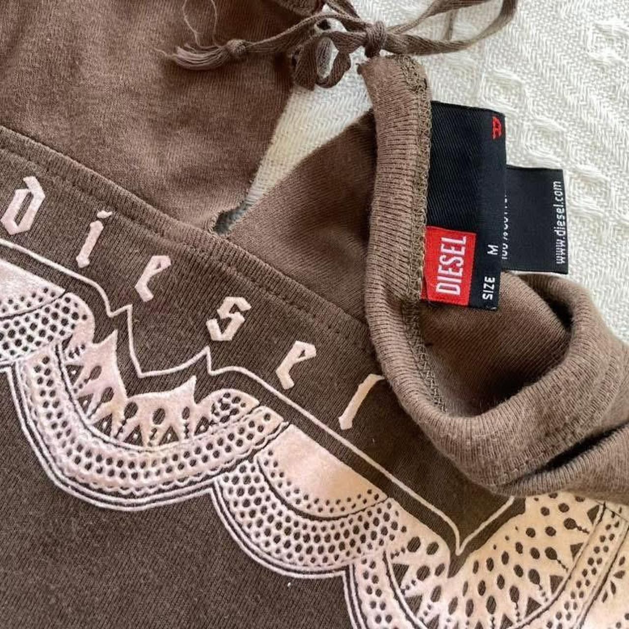 Diesel Vintage y2k Diesel brown long sleeves top Size M / US 6-8 / IT 42-44 - 2 Thumbnail