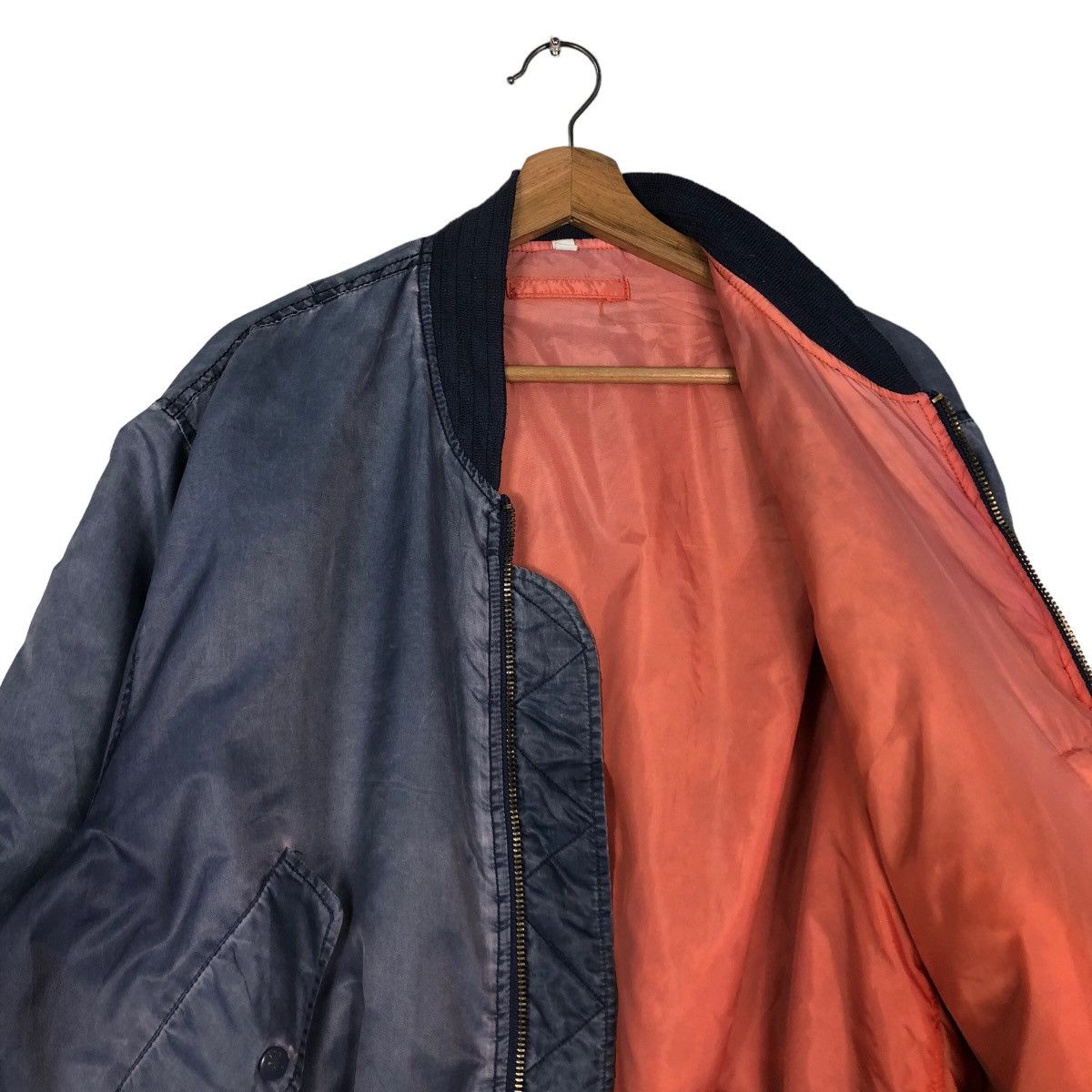 Japanese Brand 🔥Vintage Reversible Bomber Jacket Riot Riot Military Japan Size US L / EU 52-54 / 3 - 12 Thumbnail