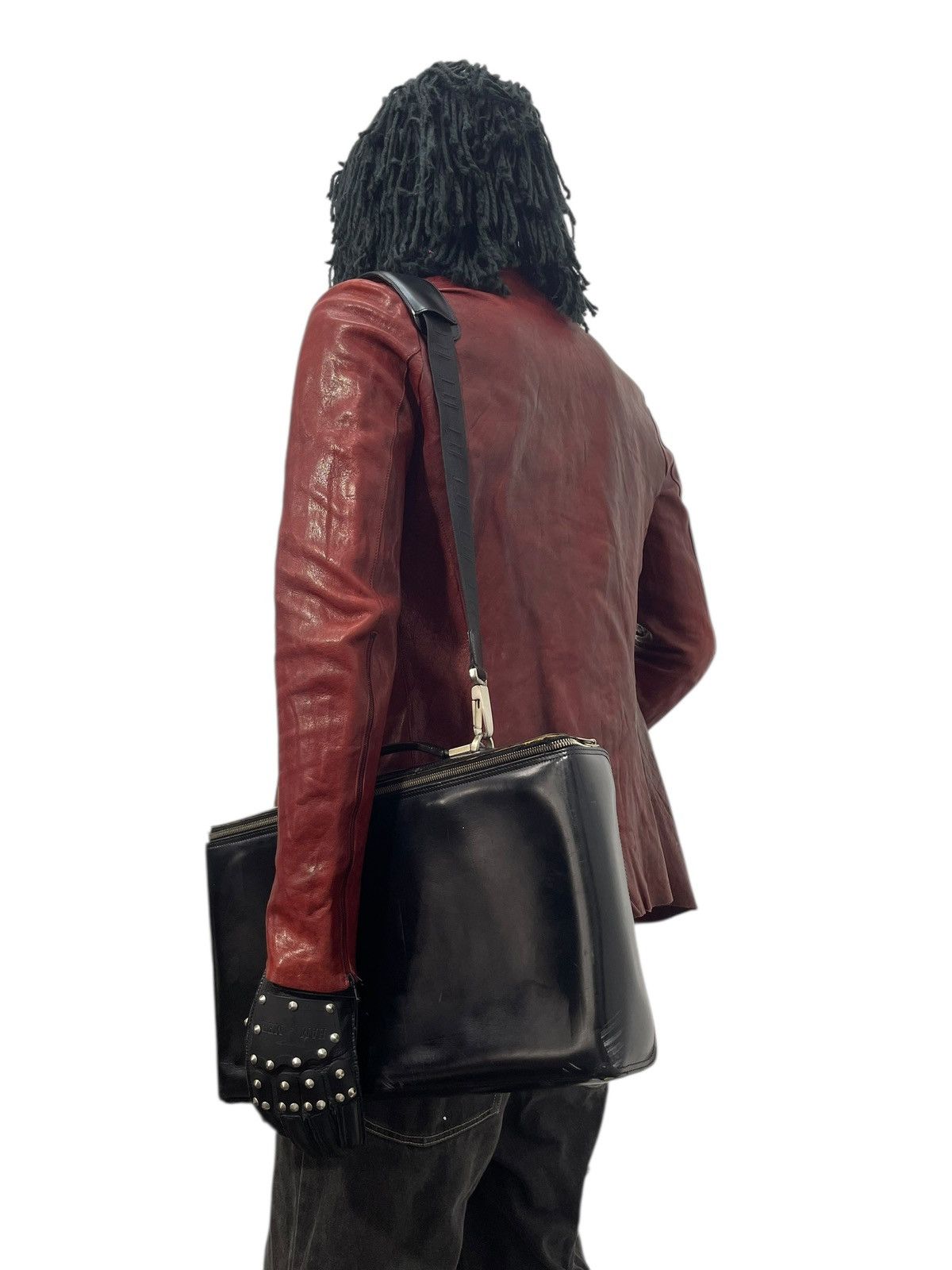 Alfred Dunhill Full Leather Thick Dunhill Shoulder Office Bag 2🟩1 Size ONE SIZE - 1 Thumbnail