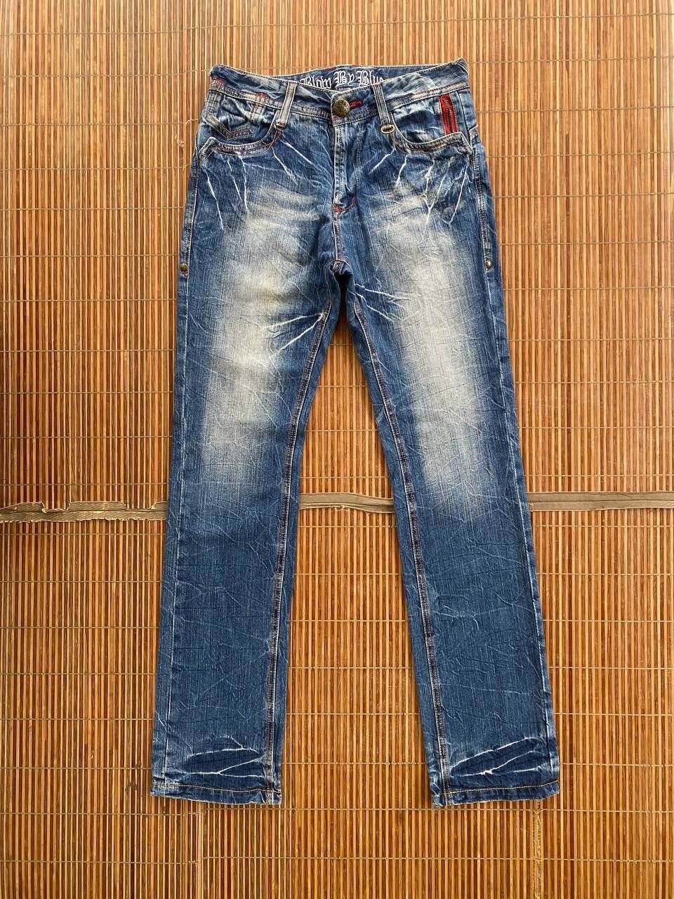 Hysteric Glamour × Tornado Mart Blow By Blue Distressed Denim Size US 31 - 1 Thumbnail