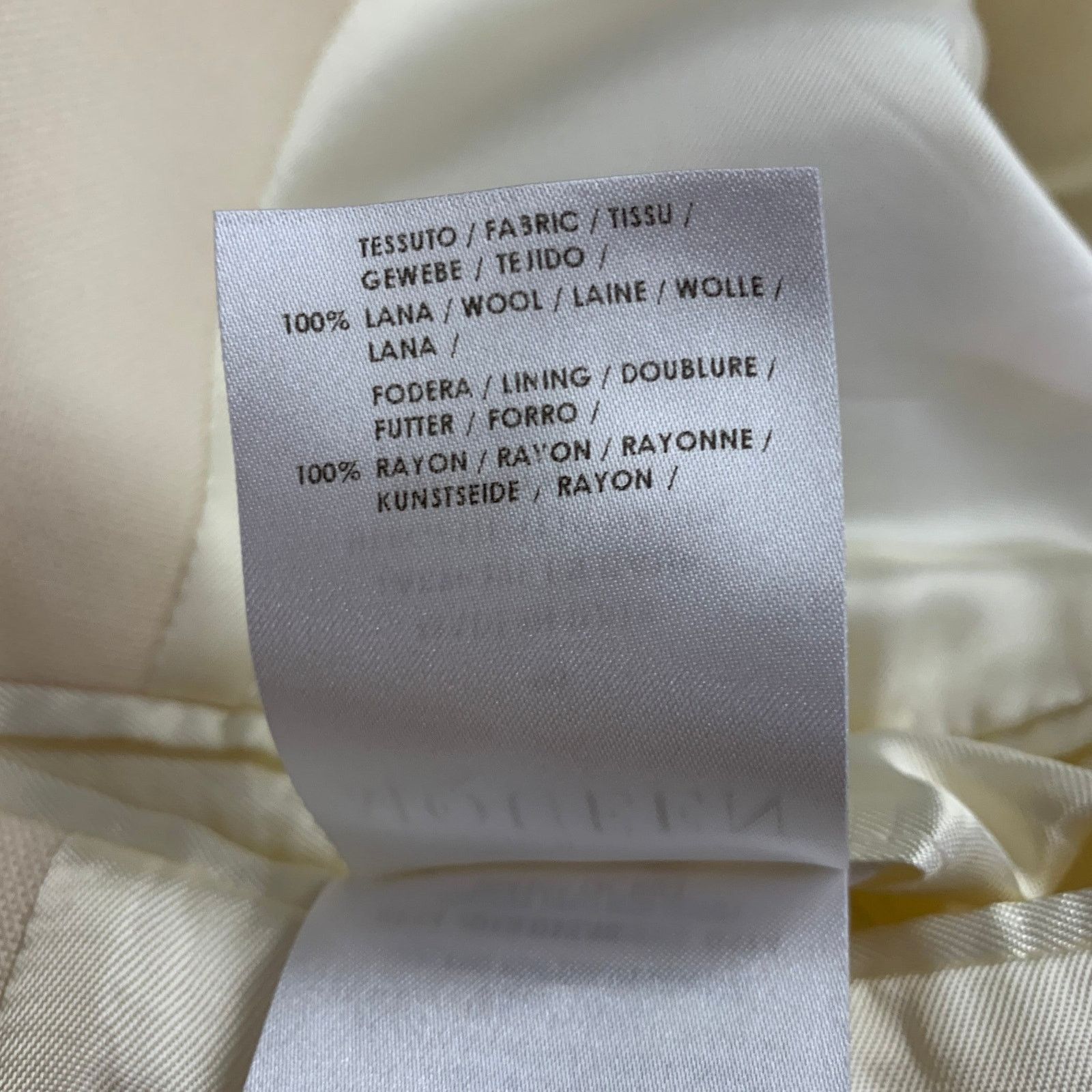 Alexander McQueen Size 40 Beige Wool Single Breasted Sport Coat Size 40R - 11 Thumbnail