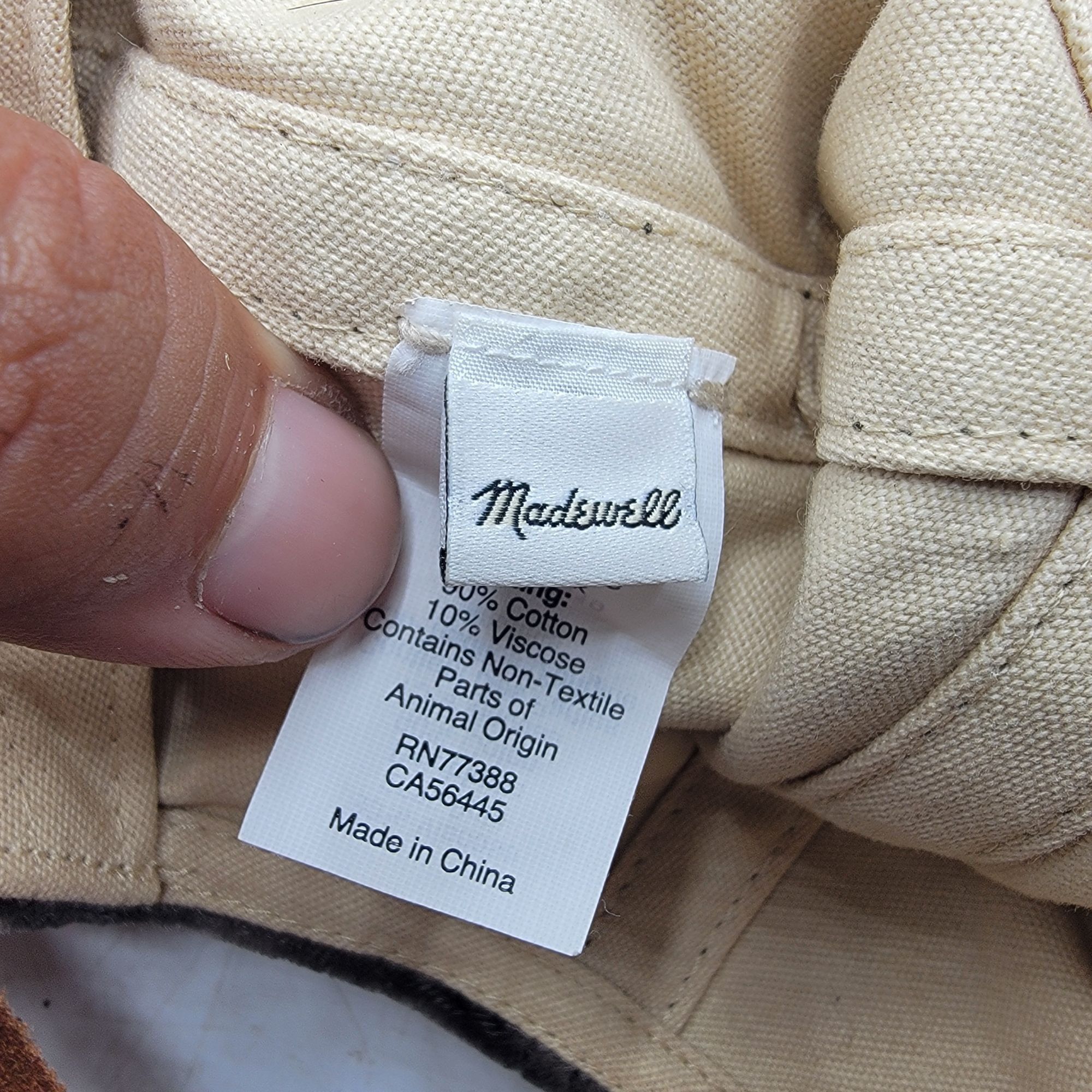 Madewell Madewell Adults Hat Cap Dark Gray Adjustable Casual Outdoors Size ONE SIZE - 5 Thumbnail