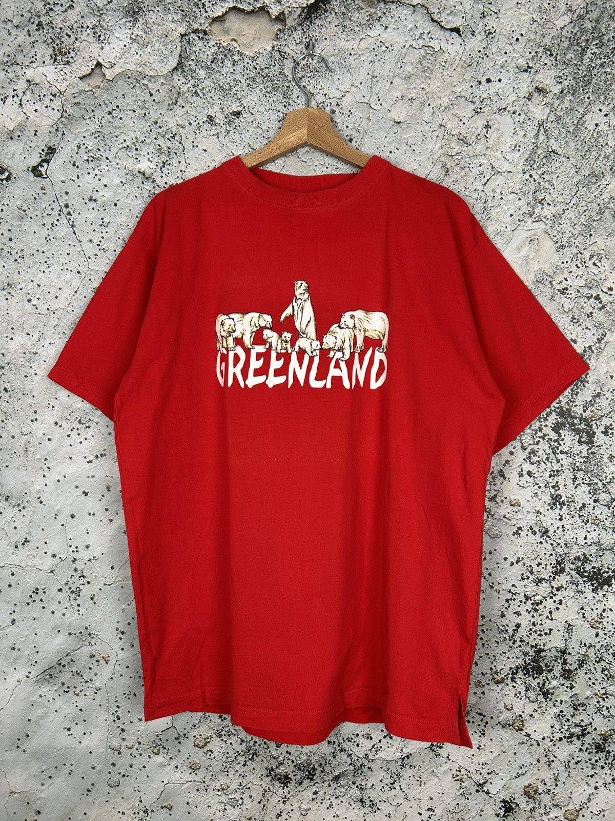 Vintage Vintage Greenland Polar Bear Animal Graphic Tee 90s Size US L / EU 52-54 / 3 - 1 Thumbnail