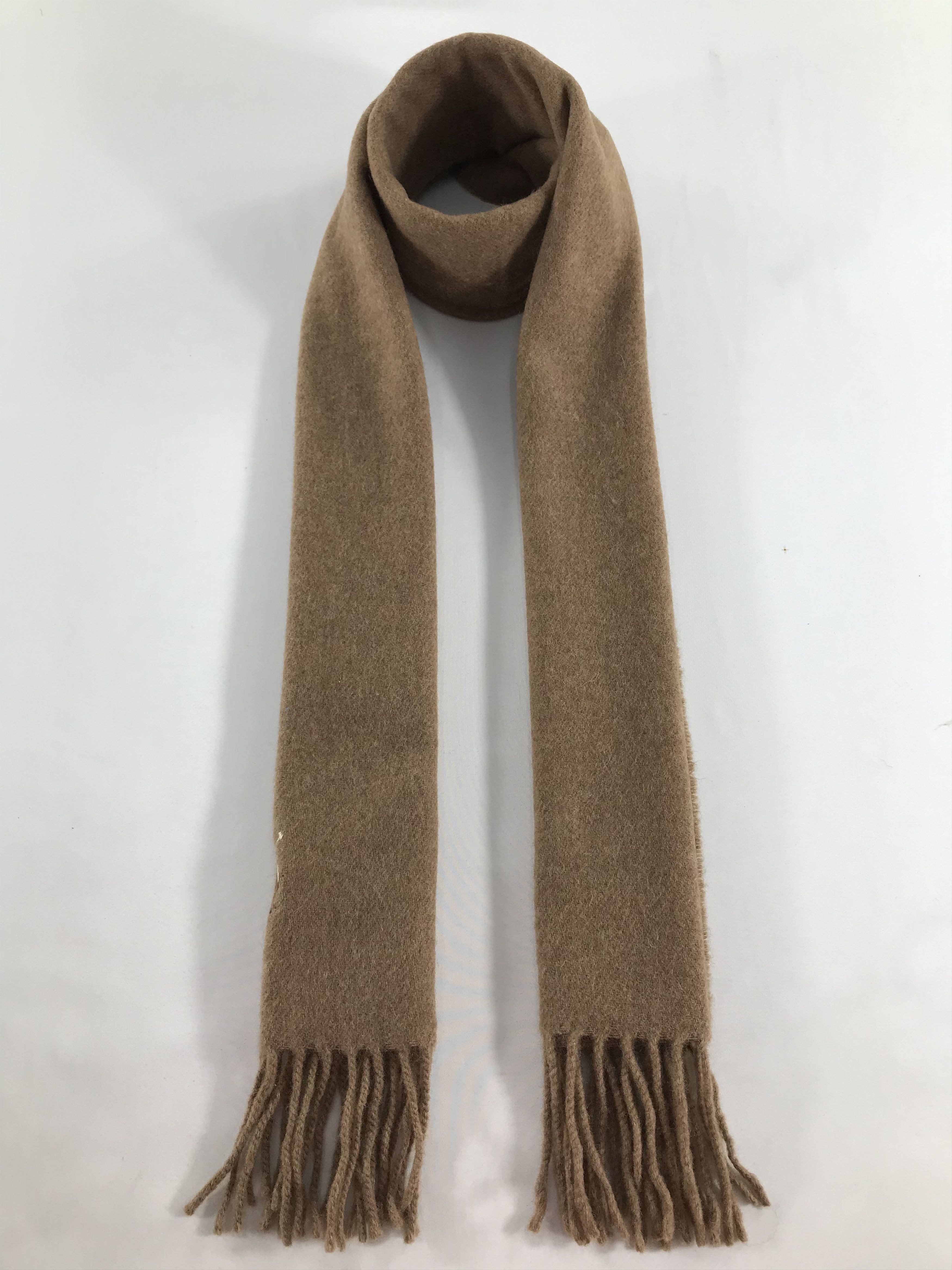 Polo Ralph Lauren Polo Ralph Lauren Brown Wool Scarf Muffler V471 Size ONE SIZE - 1 Thumbnail