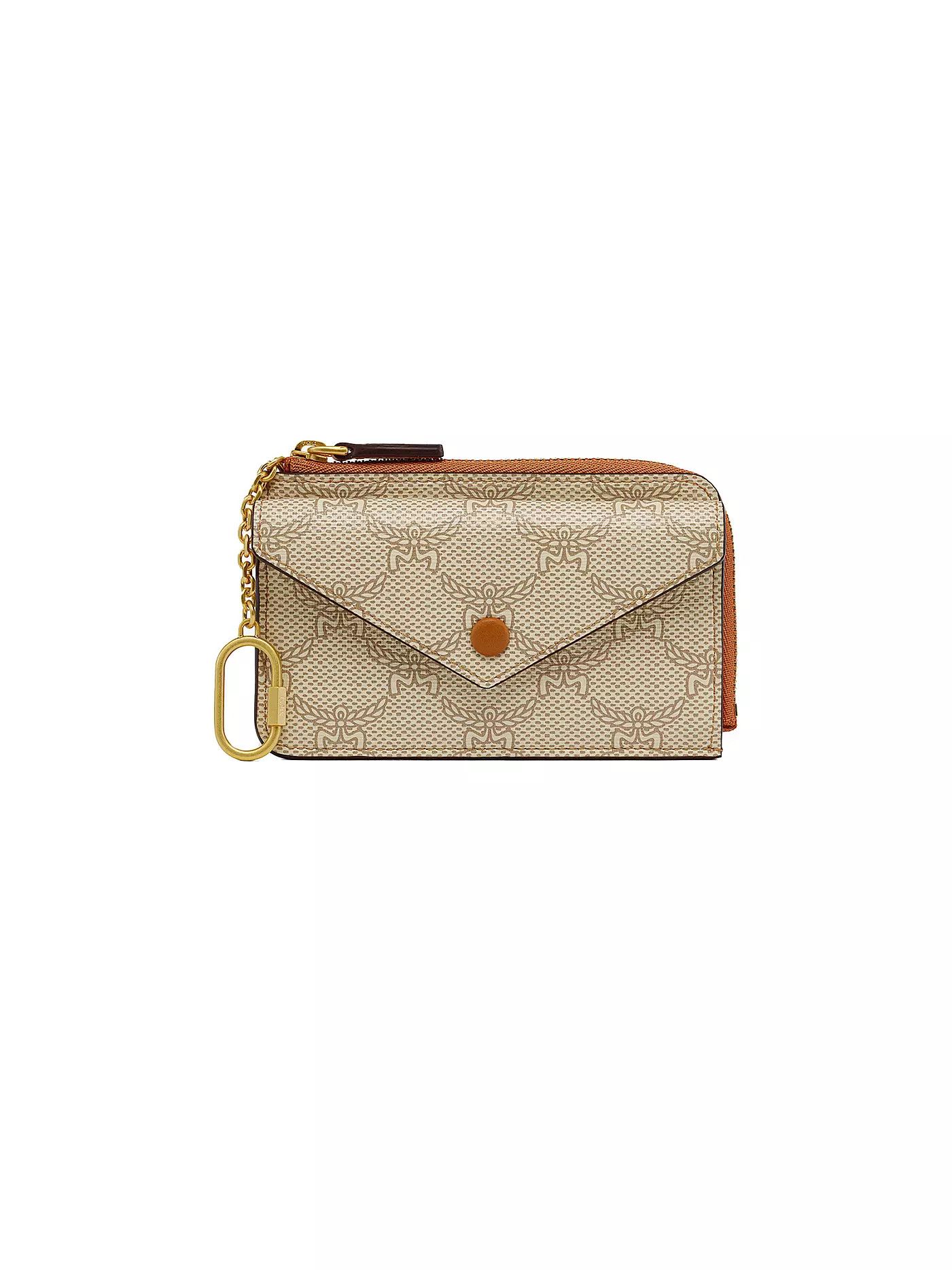 MCM o1mt1gz1224 Size: OS / Mini Card Case in Beige Size ONE SIZE - 1 Thumbnail