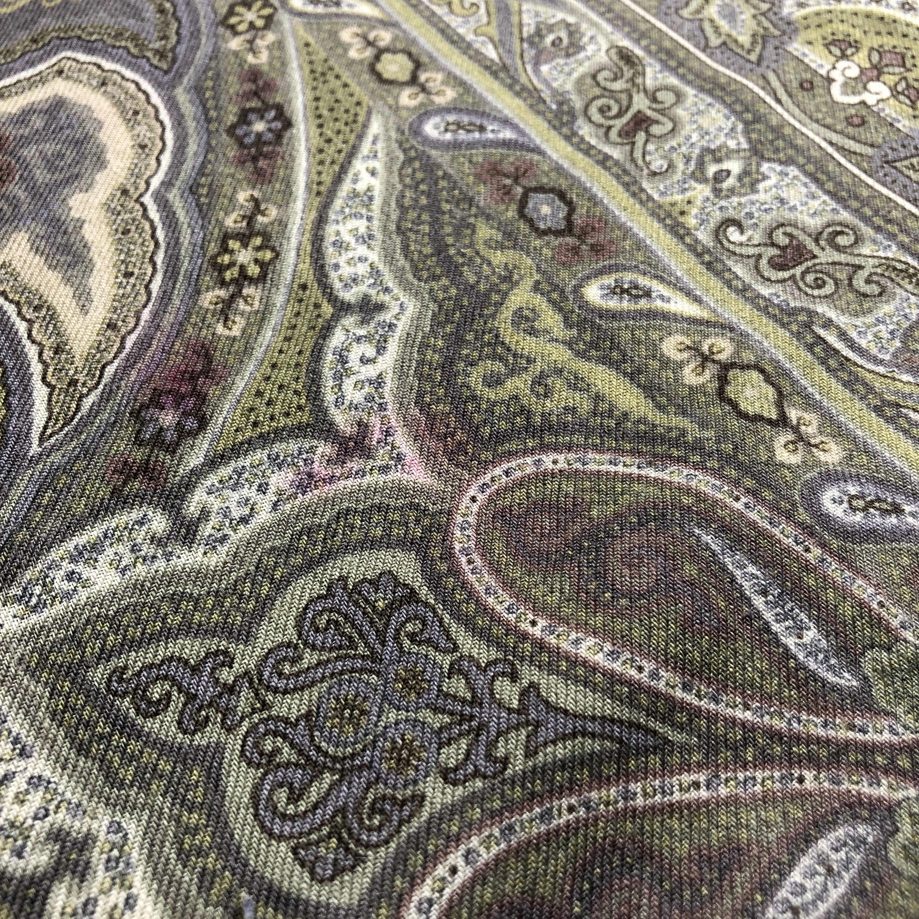 Etro Etro Paisley Wool/Silk Scarf Muffler Stole V2699 Size ONE SIZE - 16 Thumbnail