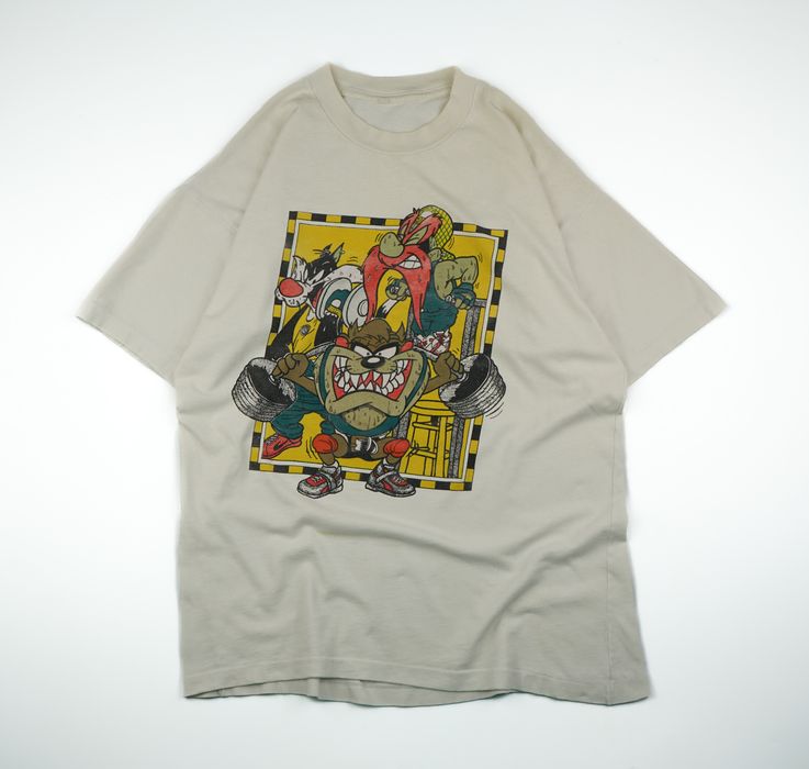 Vintage Vintage 1990s Tasmanian Devil TAZ and Yosemite Sam T-Shirt ...