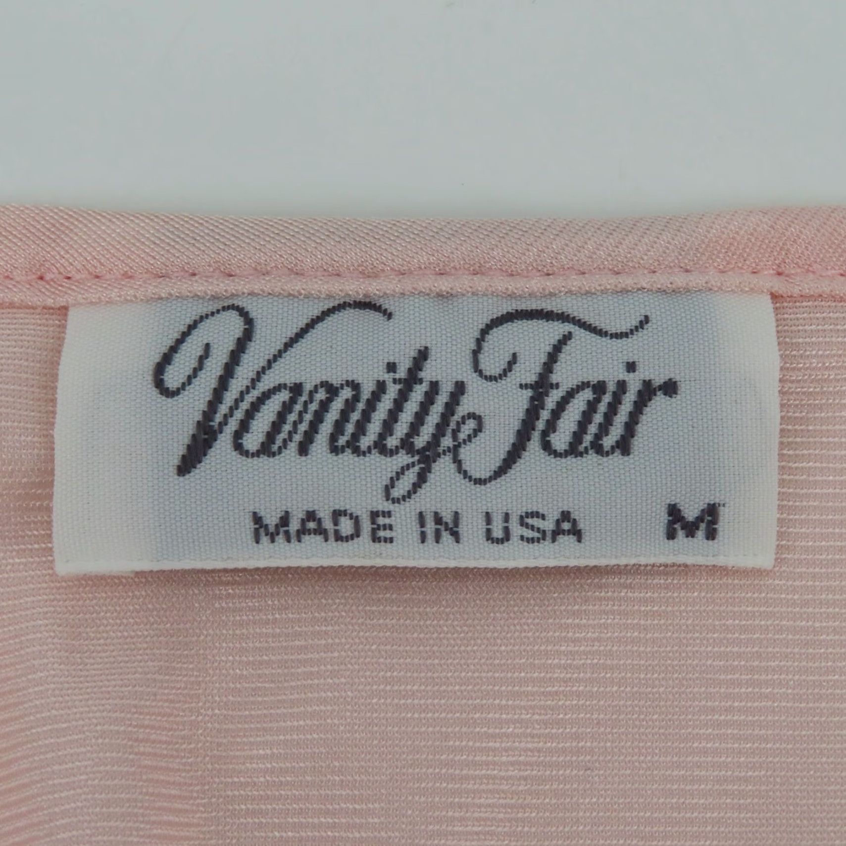 Vintage VTG Vanity Fair Women Medium Solid Pink Lace Trim Button Front Nightgown Dress Size M / US 6-8 / IT 42-44 - 7 Thumbnail