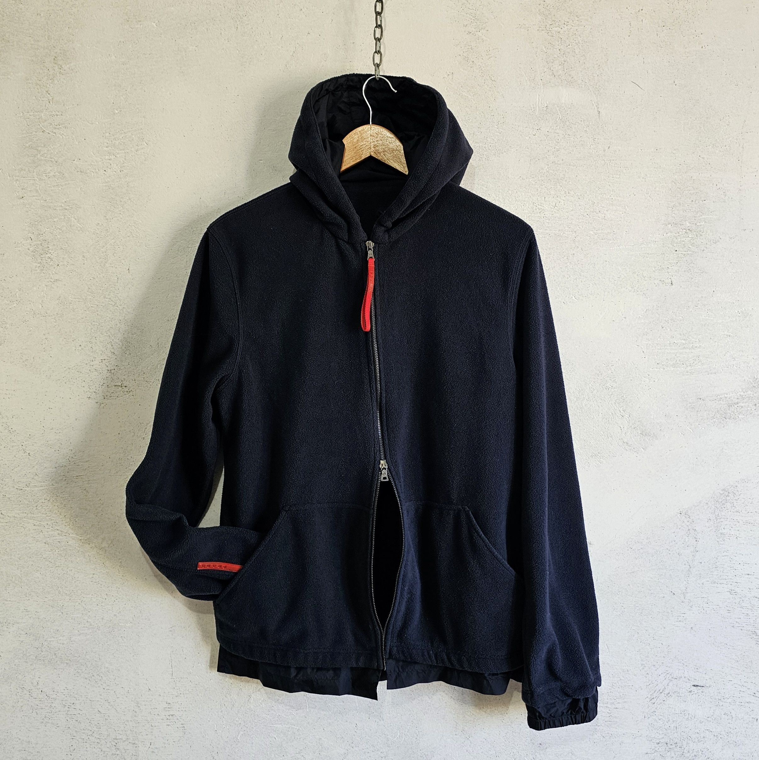 Prada Prada fleece hoodie vintage Size US M / EU 48-50 / 2 - 1 Thumbnail