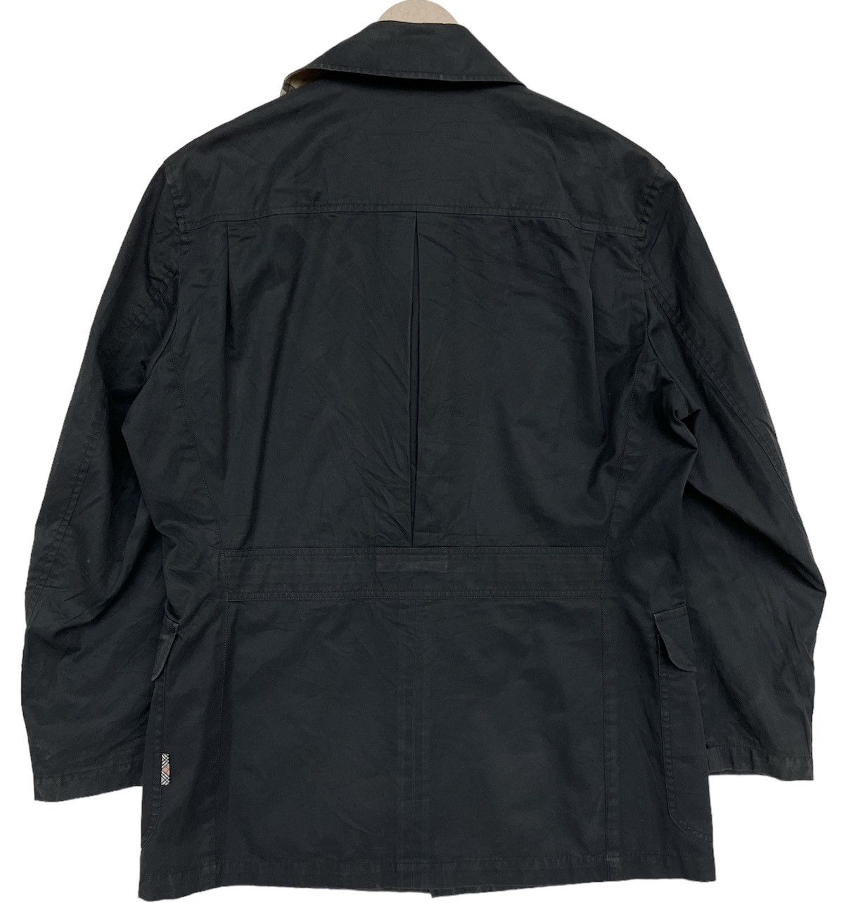 Burberry × Japanese Brand × Vintage Vintage Burberry London Button Up Black Jacket Size US M / EU 48-50 / 2 - 3 Thumbnail