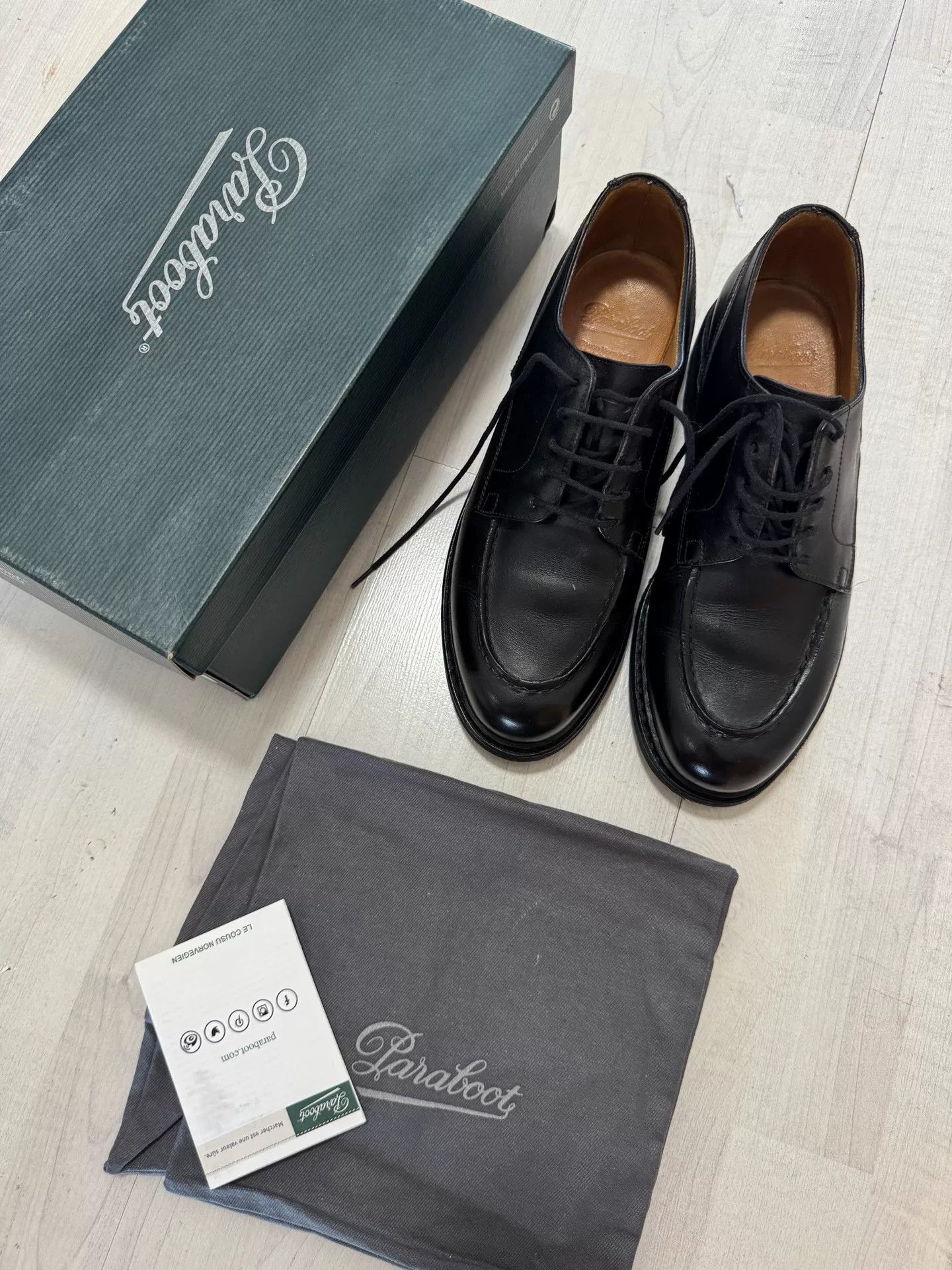 Paraboot Paraboot Chambord Leather Shoes Size US 9 / EU 42 - 1 Thumbnail