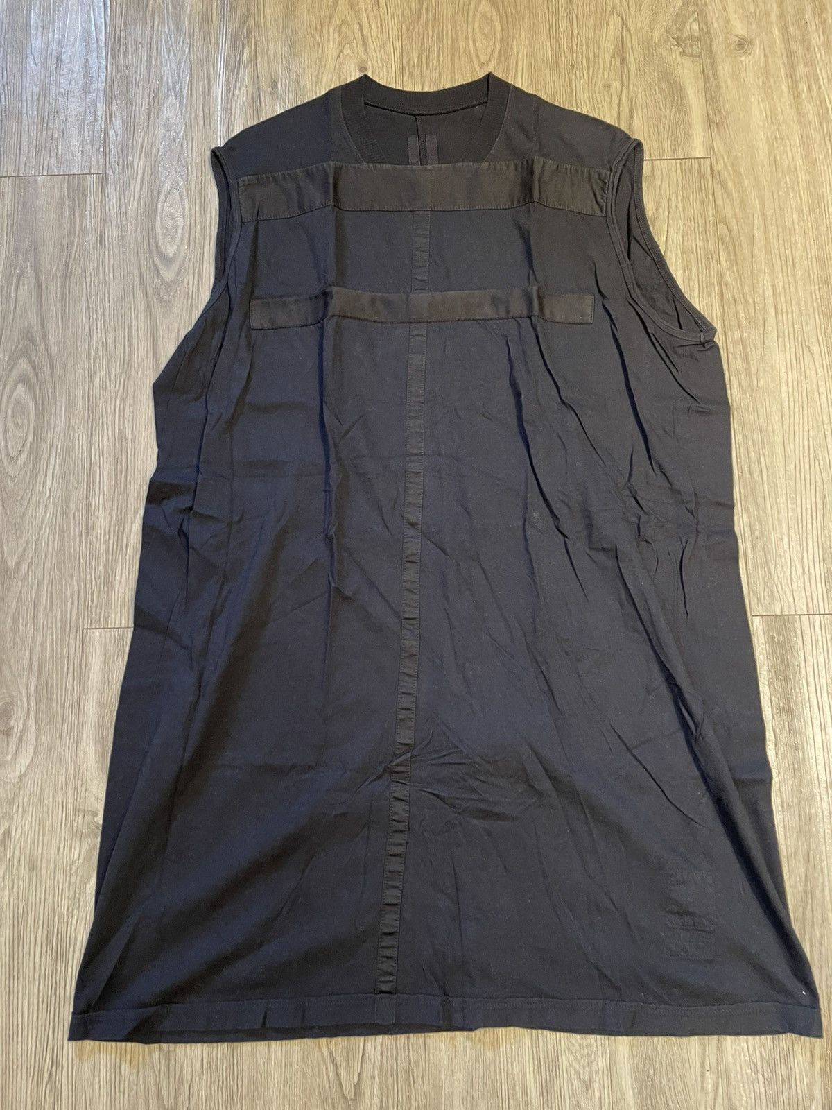 Rick Owens Drkshdw Rick Owens GEO Tank Top (Black) Size US XXL / EU 58 / 5 - 1 Thumbnail