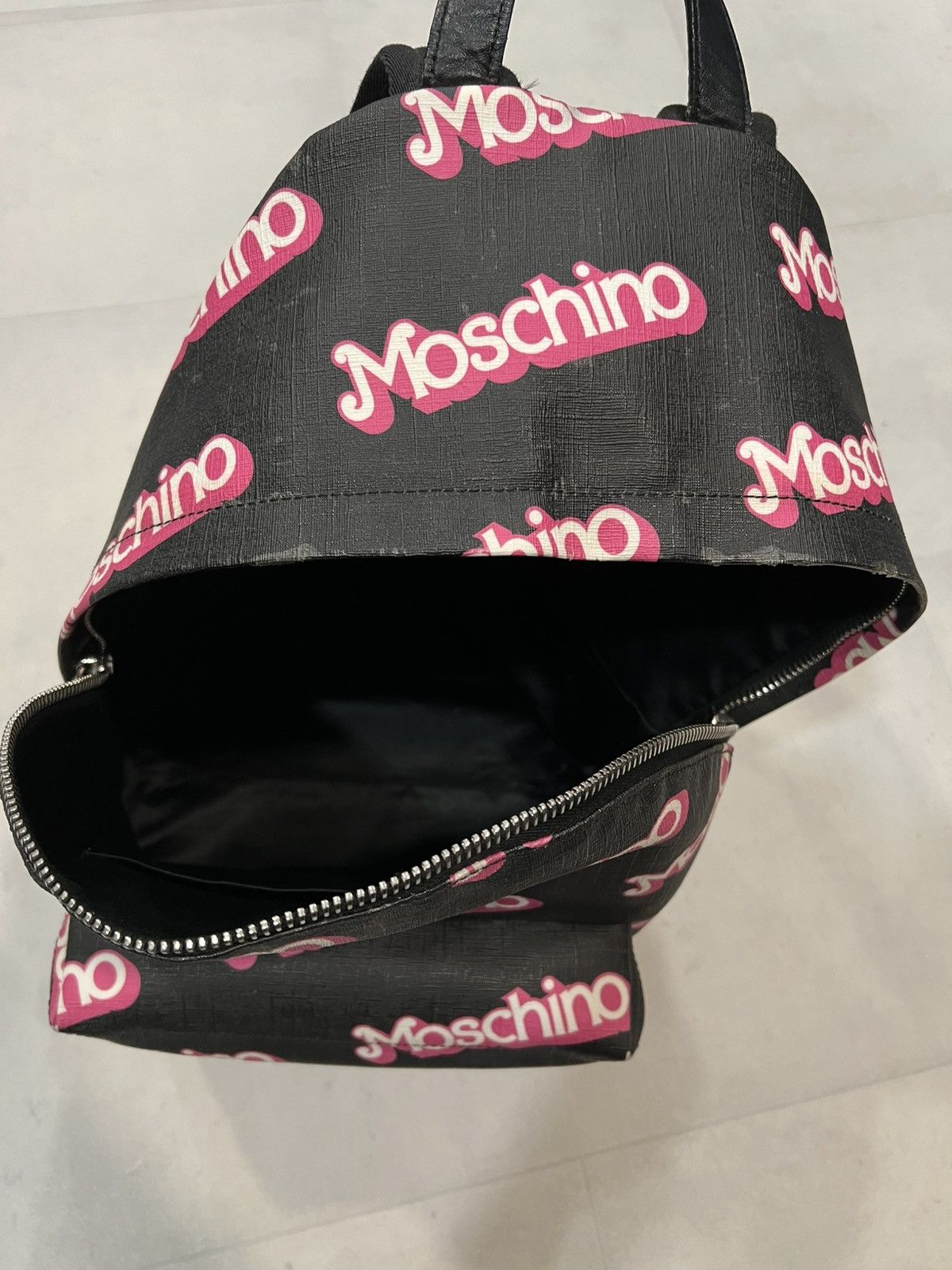 Moschino Moschino Barbie Monogram Backpack Size ONE SIZE - 14 Thumbnail
