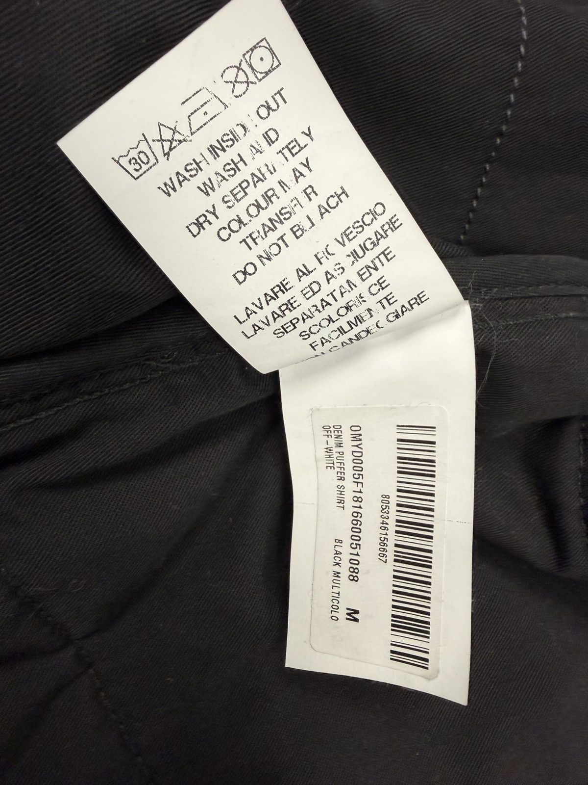 Off-White Off-White Denim Puffer Shirt Size US M / EU 48-50 / 2 - 10 Thumbnail
