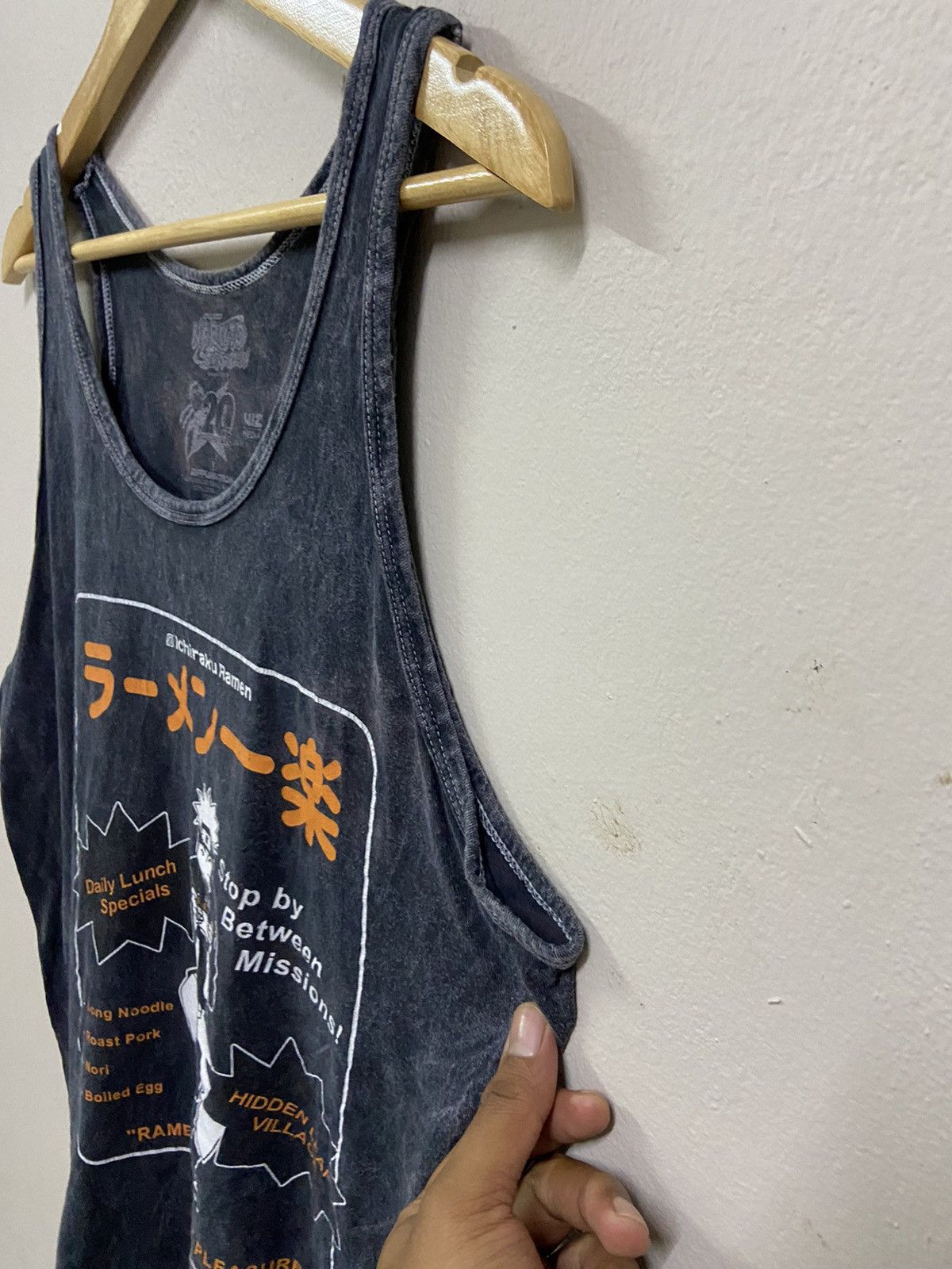 Anime Naruto asid wash singlet tee Size US M / EU 48-50 / 2 - 5 Thumbnail