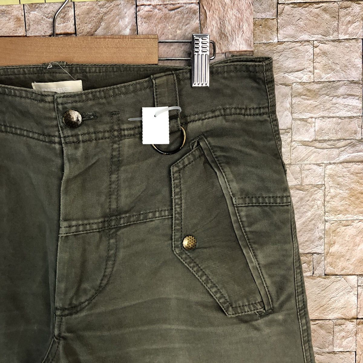 Diesel Diesel Green Cargo Multipocket Pants #A353 Size US 31 - 9 Thumbnail
