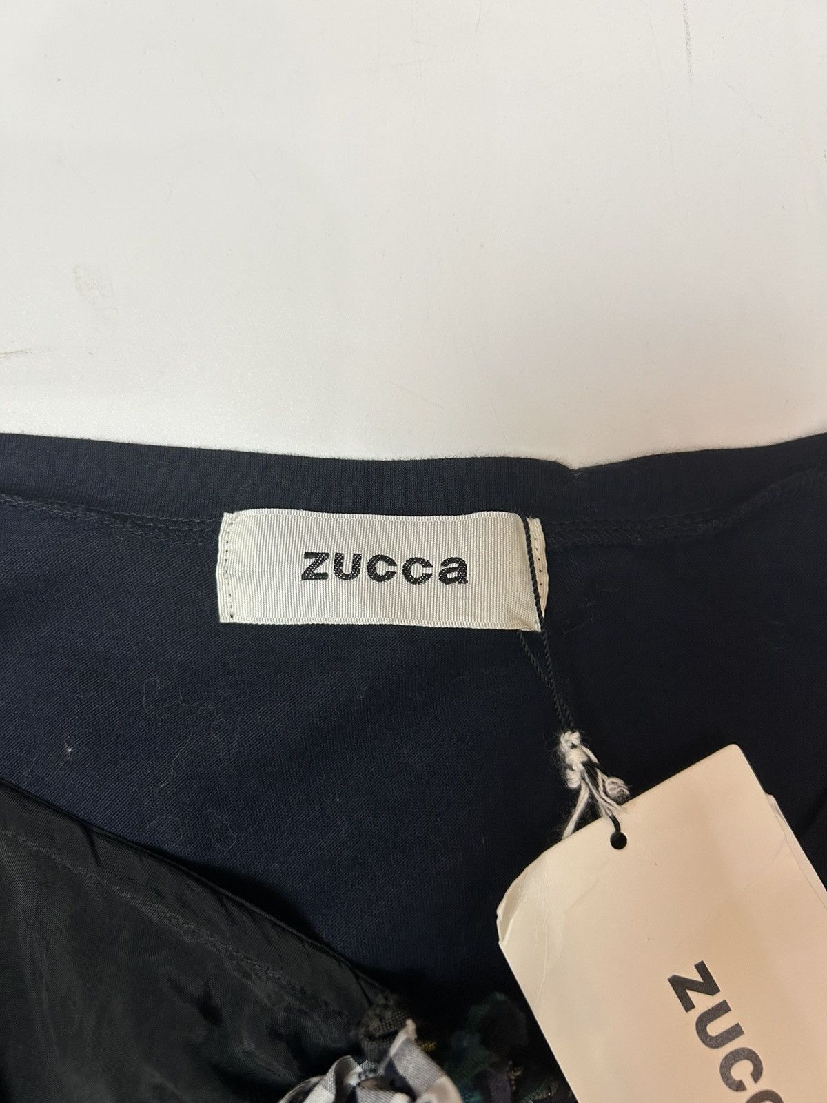 Designer × Issey Miyake × Zucca ZUCCA PATCHWORK RUCHED DRAPED BLOUSE Size M / US 6-8 / IT 42-44 - 5 Thumbnail