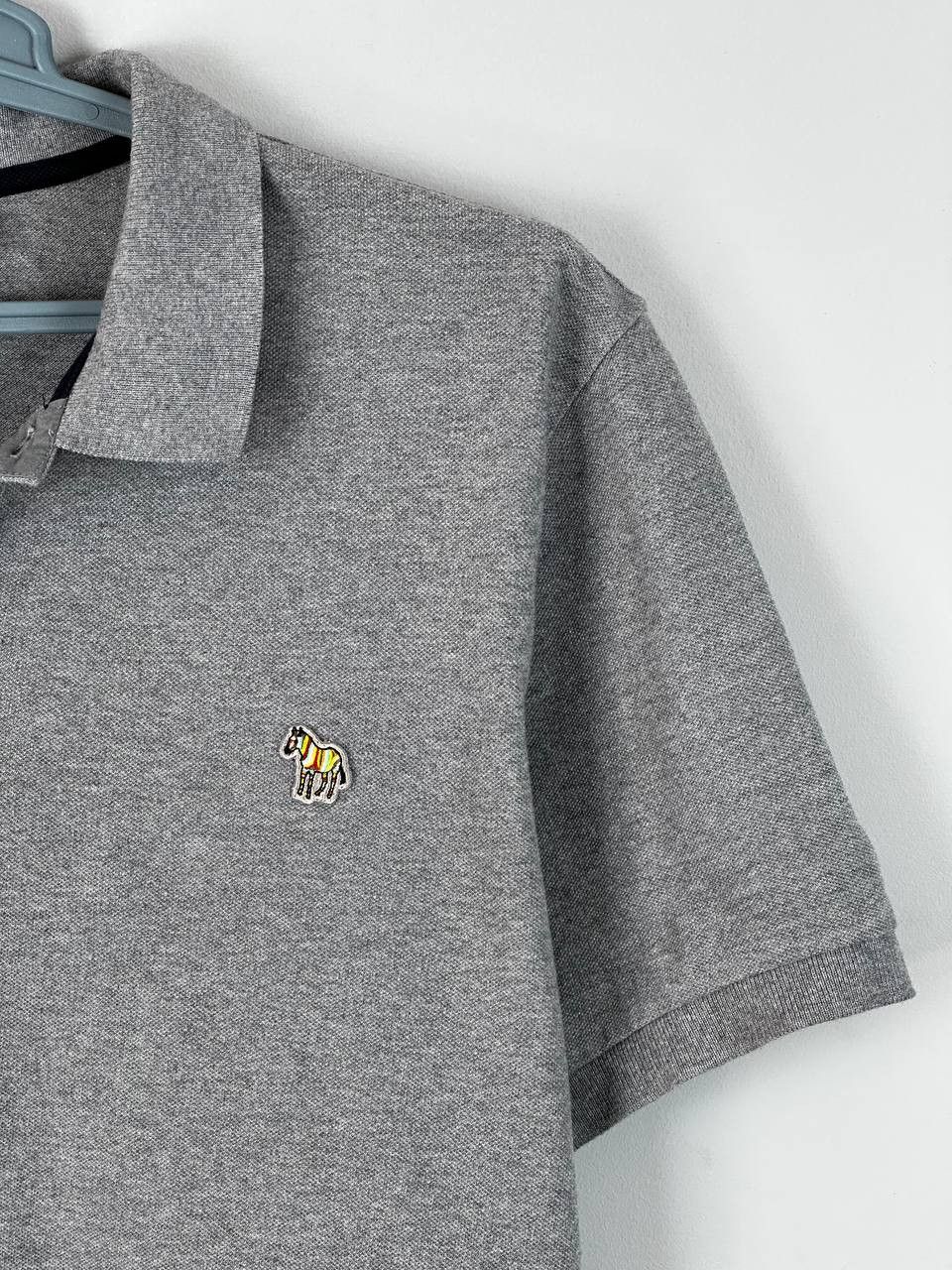 Paul Smith Paul Smith Grey Zebra Logo Iconic Polo T Shirt Size US XXL / EU 58 / 5 - 4 Thumbnail