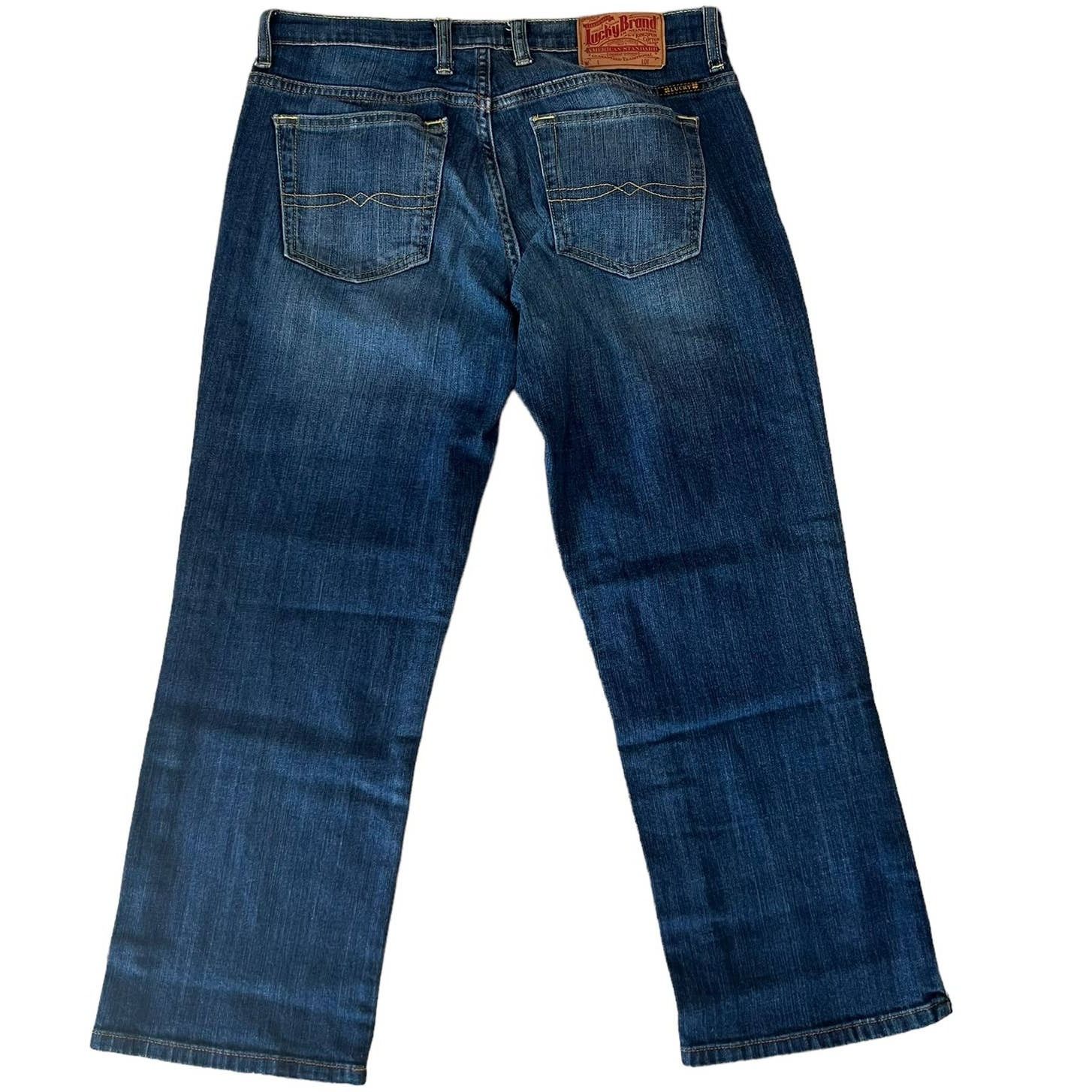 Lucky Brand Lucky Brand Dark Wash Easy Rider Crop Jeans 6 Size 28" / US 6 / IT 42 - 4 Thumbnail