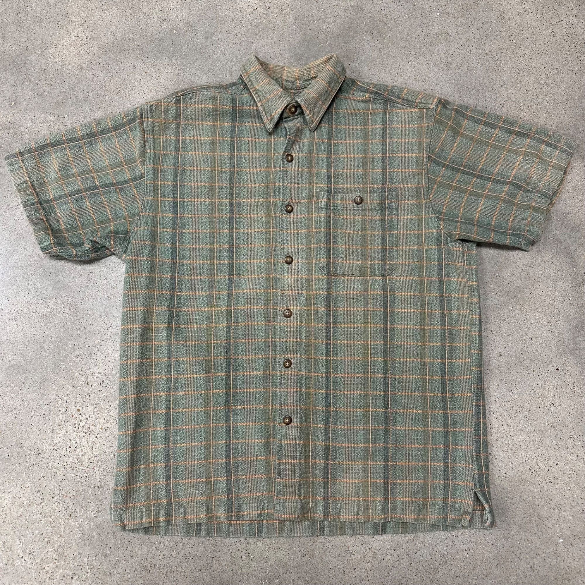 The Territory Ahead × Vintage Vintage The Territory Ahead Heavyweight Knit Button Up Shirt Size US L / EU 52-54 / 3 - 1 Thumbnail
