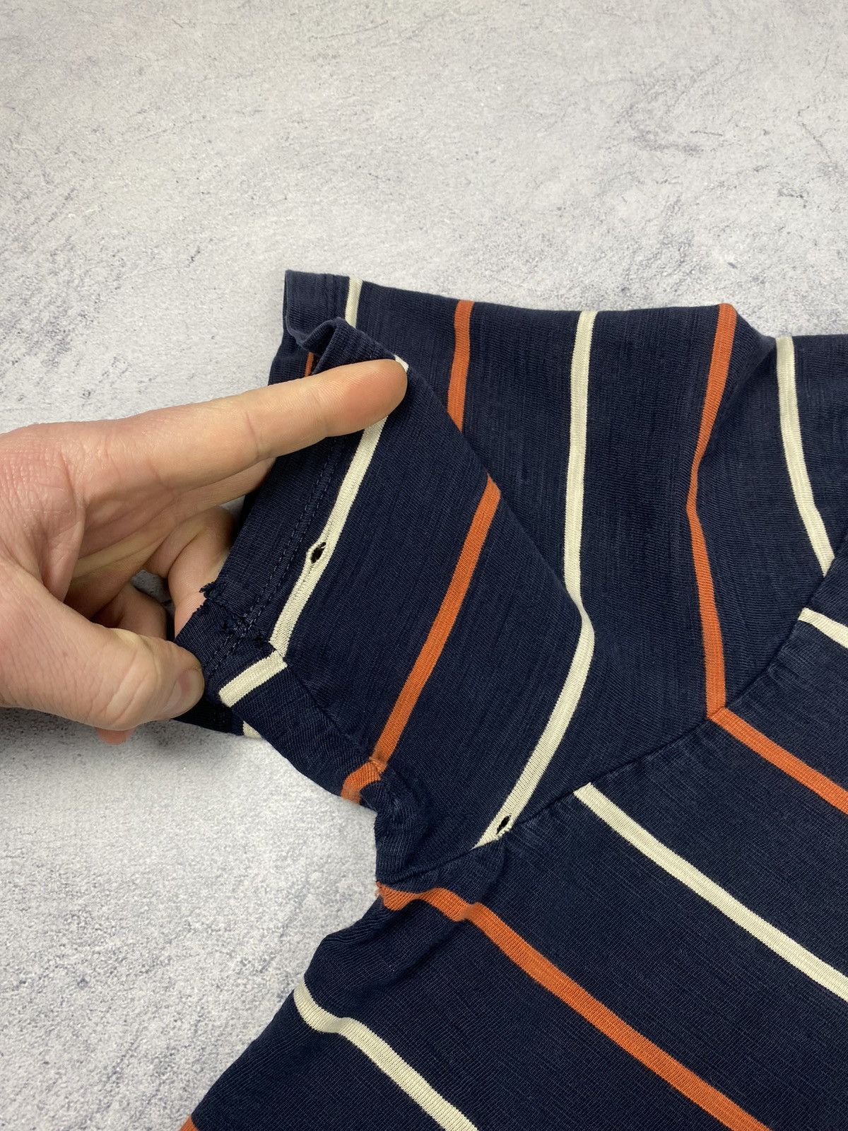 Guess × Vintage Vintage Guess Los Angeles Striped USA Asap Rocky Tee y2k Size US S / EU 44-46 / 1 - 7 Thumbnail