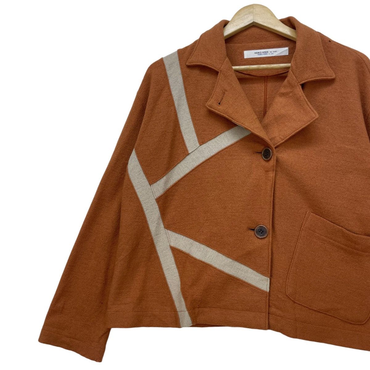 Yohji Yamamoto 💥Japanese Designer Keiko Kishi By Nosh Nice Jacket Size M / US 6-8 / IT 42-44 - 3 Thumbnail