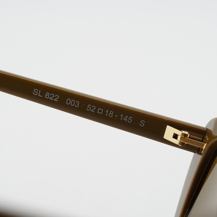 Saint Laurent Paris Saint Laurent SL822 003 Sunglasses Licorice Brown Cat Eye Size ONE SIZE - 9 Thumbnail