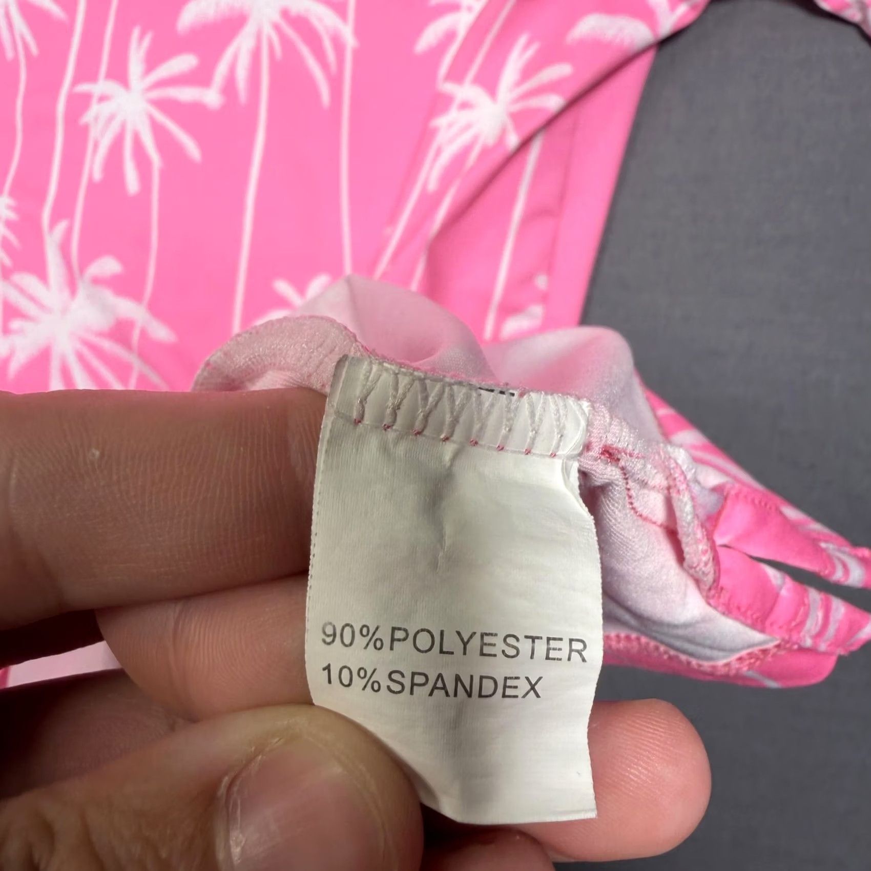 Vintage Sunday Swagger Polo Mens Medium Pink Palm Tree Golf Stretch Hawaiian Shirt Size US M / EU 48-50 / 2 - 5 Thumbnail