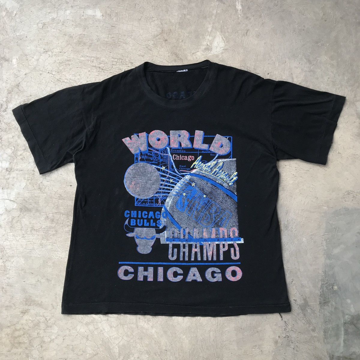 NBA × Vintage Vtg Chicago Bulls Size US L / EU 52-54 / 3 - 1 Thumbnail