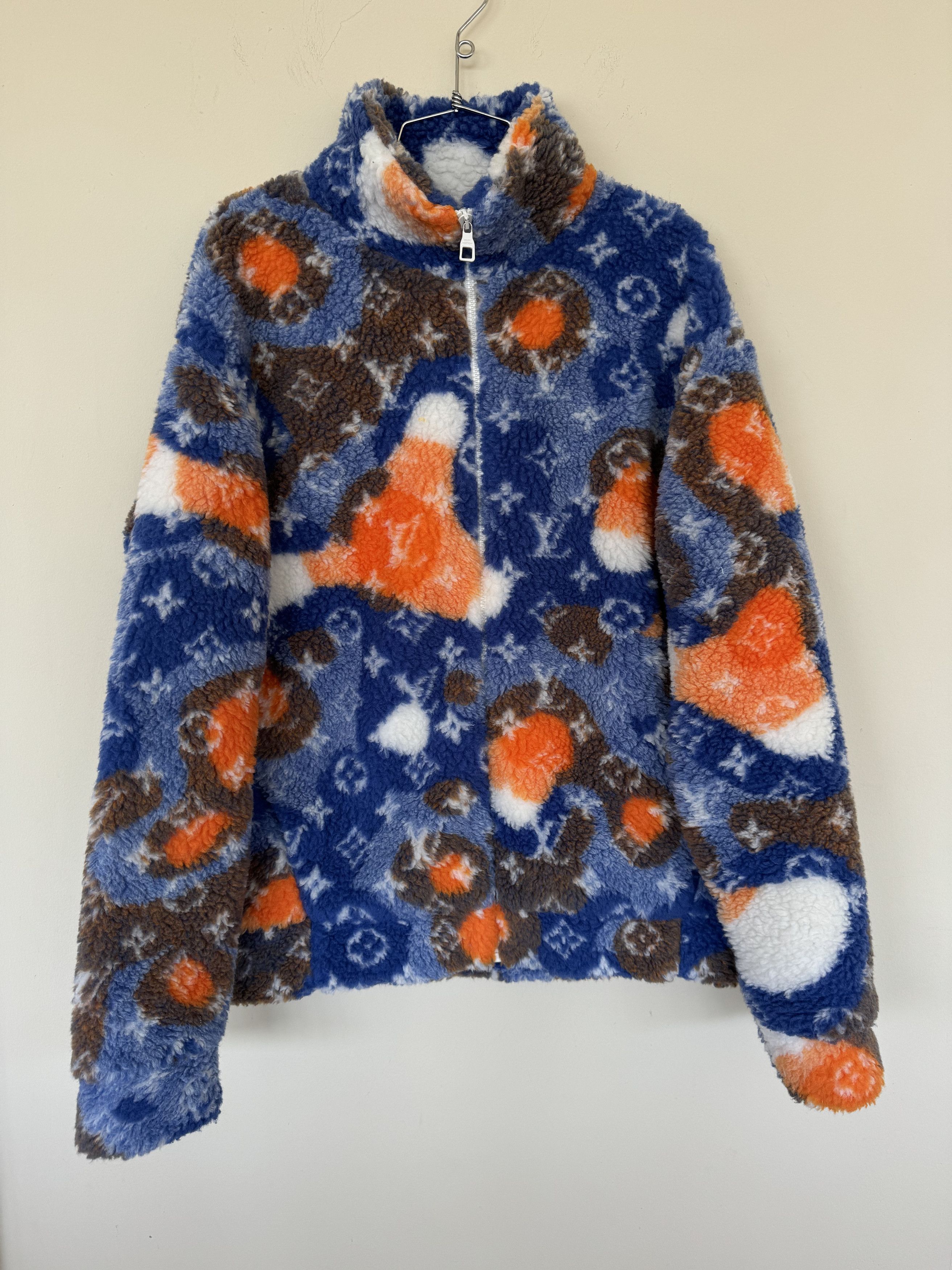 Louis Vuitton LV Jacquard Camo Fleece Blouson Size US L / EU 52-54 / 3 - 1 Thumbnail