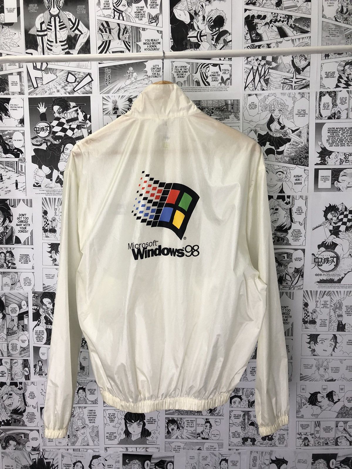 Microsoft × Vintage 🔥Rare🔥Microsoft 98 Windbreaker Jacket Size US XL / EU 56 / 4 - 5 Thumbnail