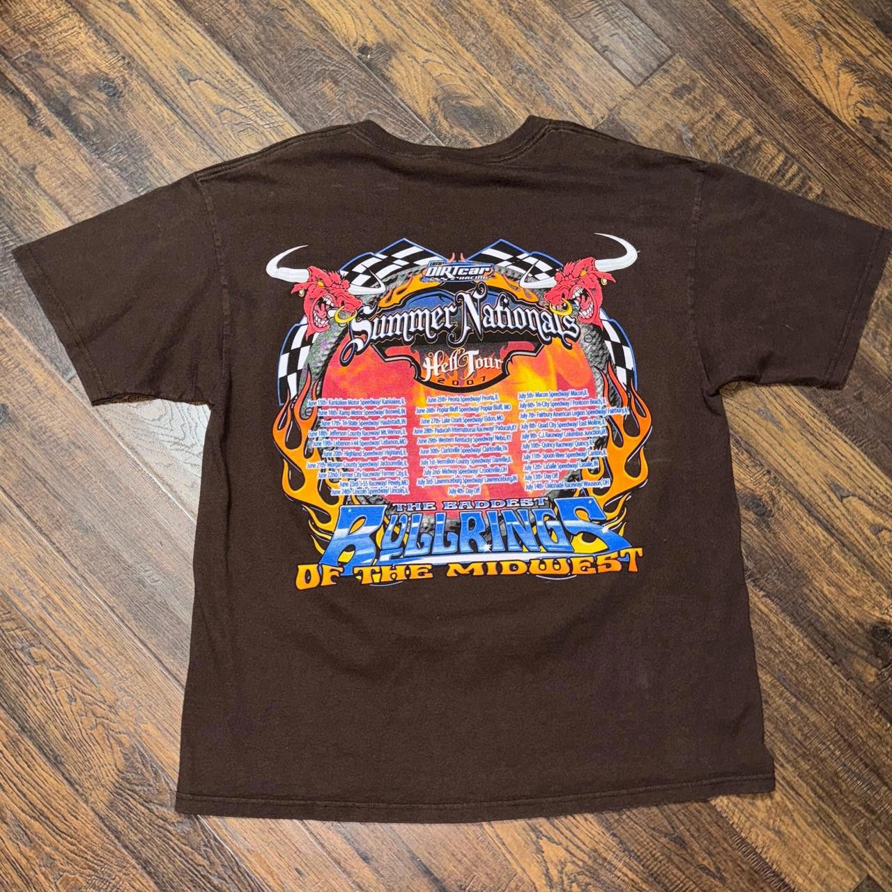 Anvil super sick 2000s nascar summer nationals dirt car racing Size US XL / EU 56 / 4 - 1 Thumbnail